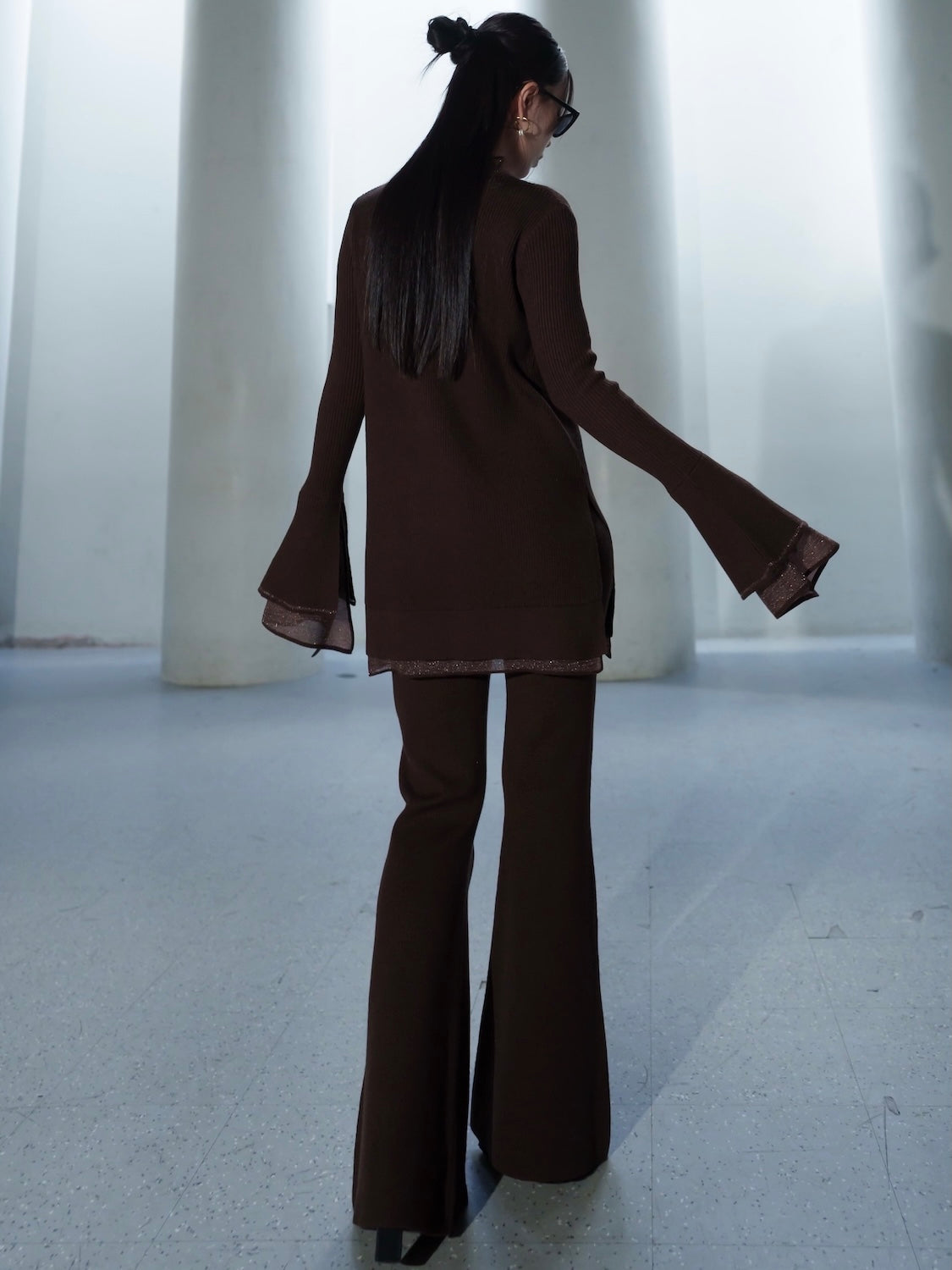 Sheer レイヤーカフス KNIT セットアップ