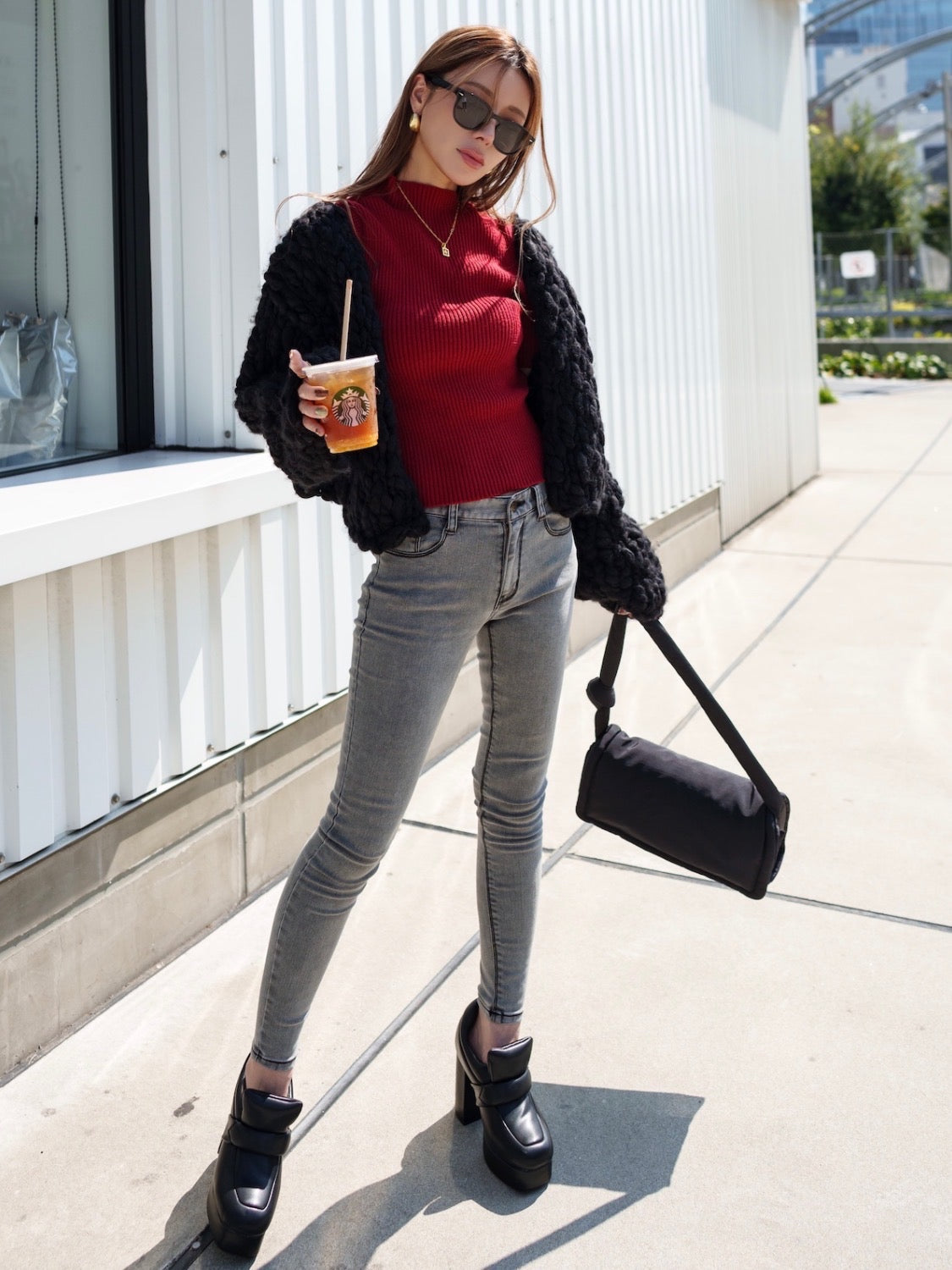 Stretch Gray Skinny