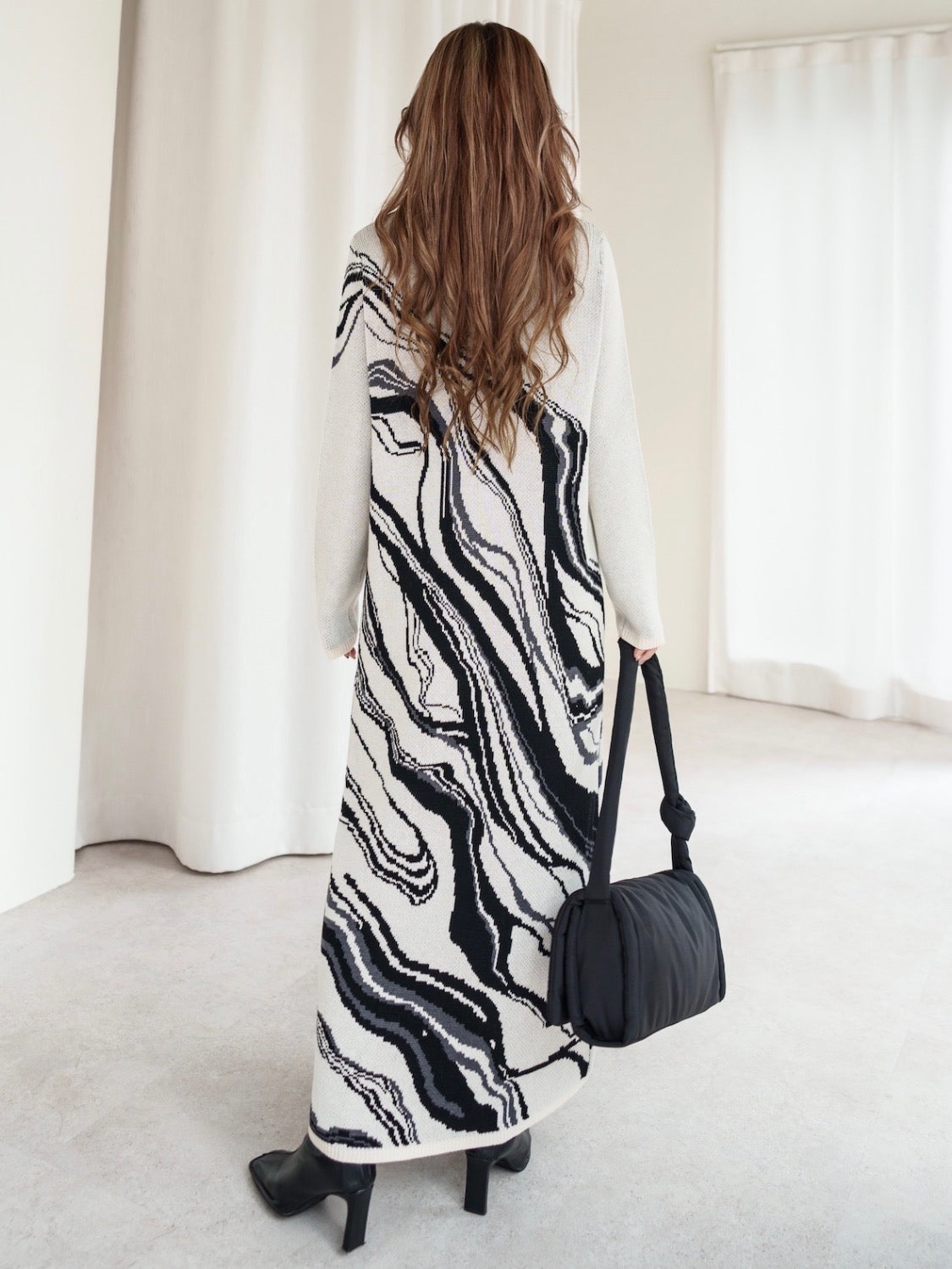 Eco-leather スクエア ショートブーツ