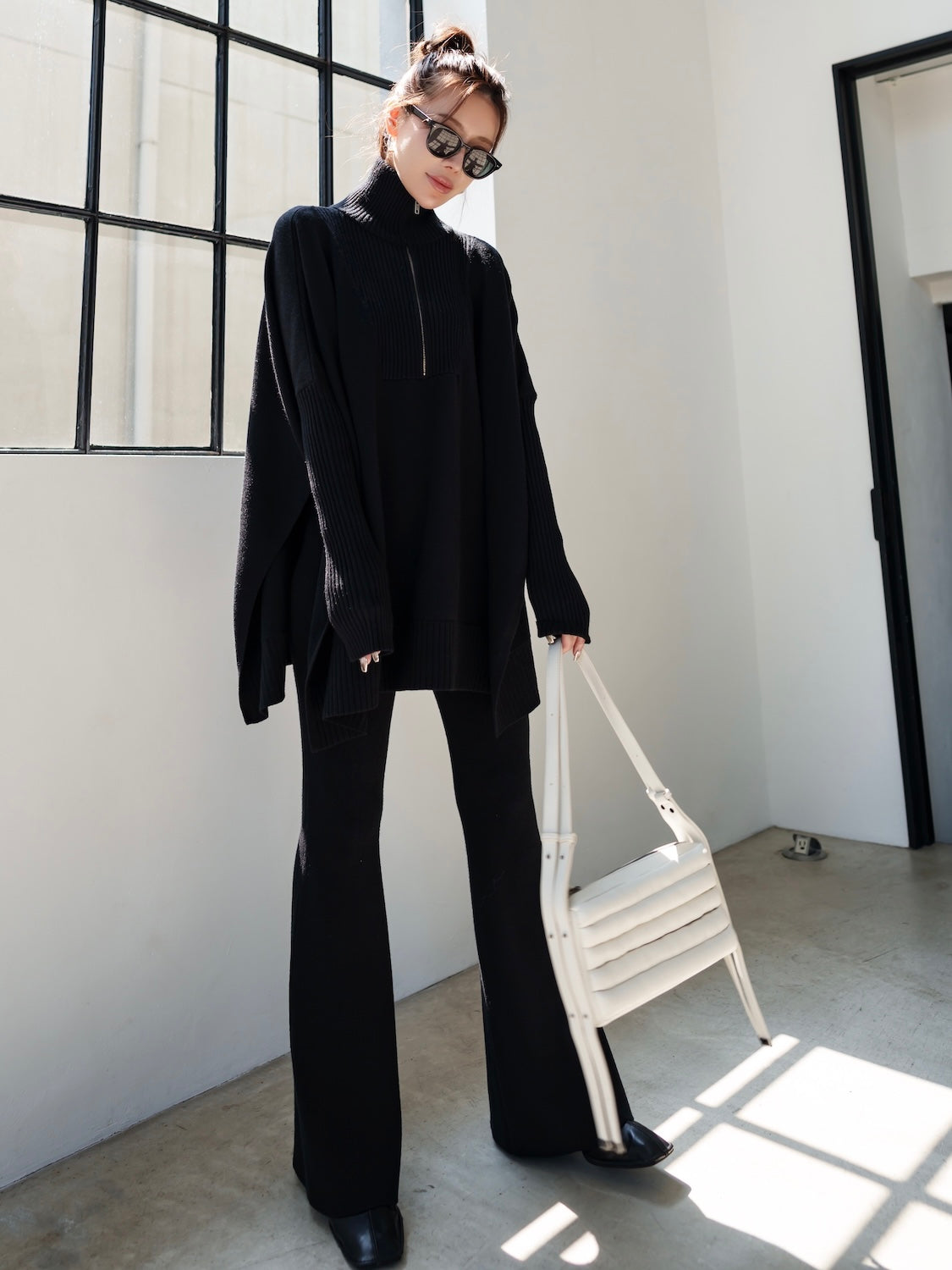 MODEL:159cm<br>COLOR:クリーム
