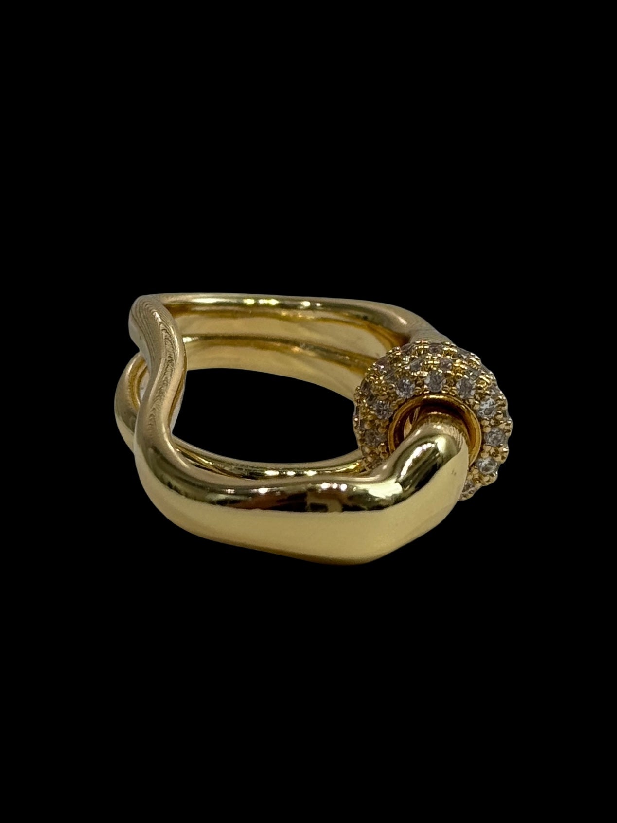 パヴェチャーム NUANCE Twin リング