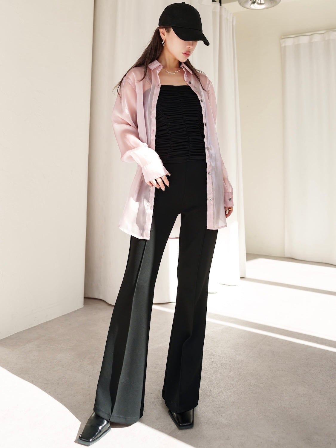 MODEL:159cm<br>COLOR:ブラック