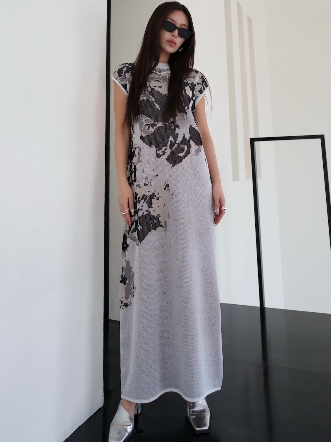 MODEL:159cm<br>COLOR:ホワイト