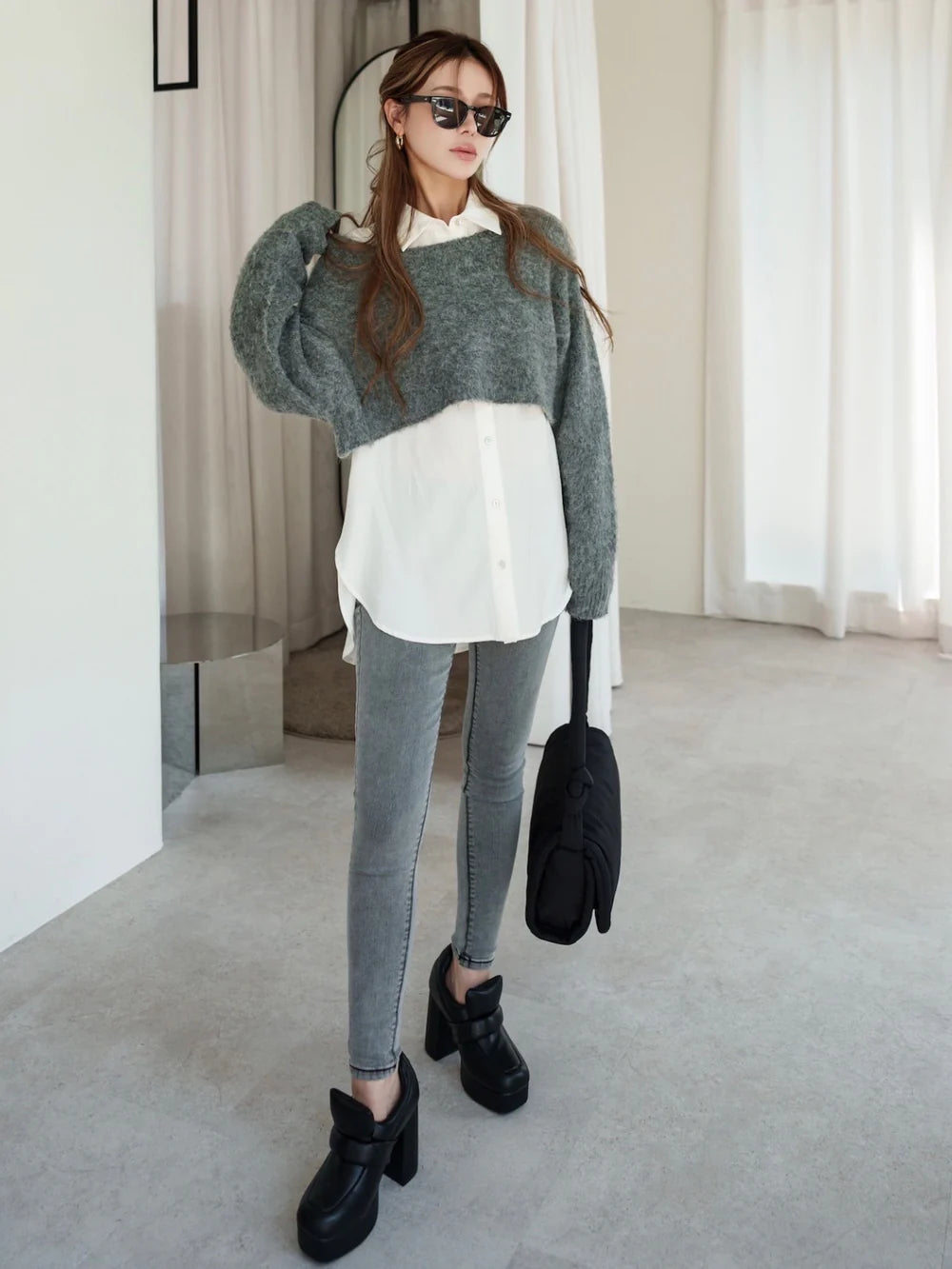 パファー Nylon ショルダーバッグ