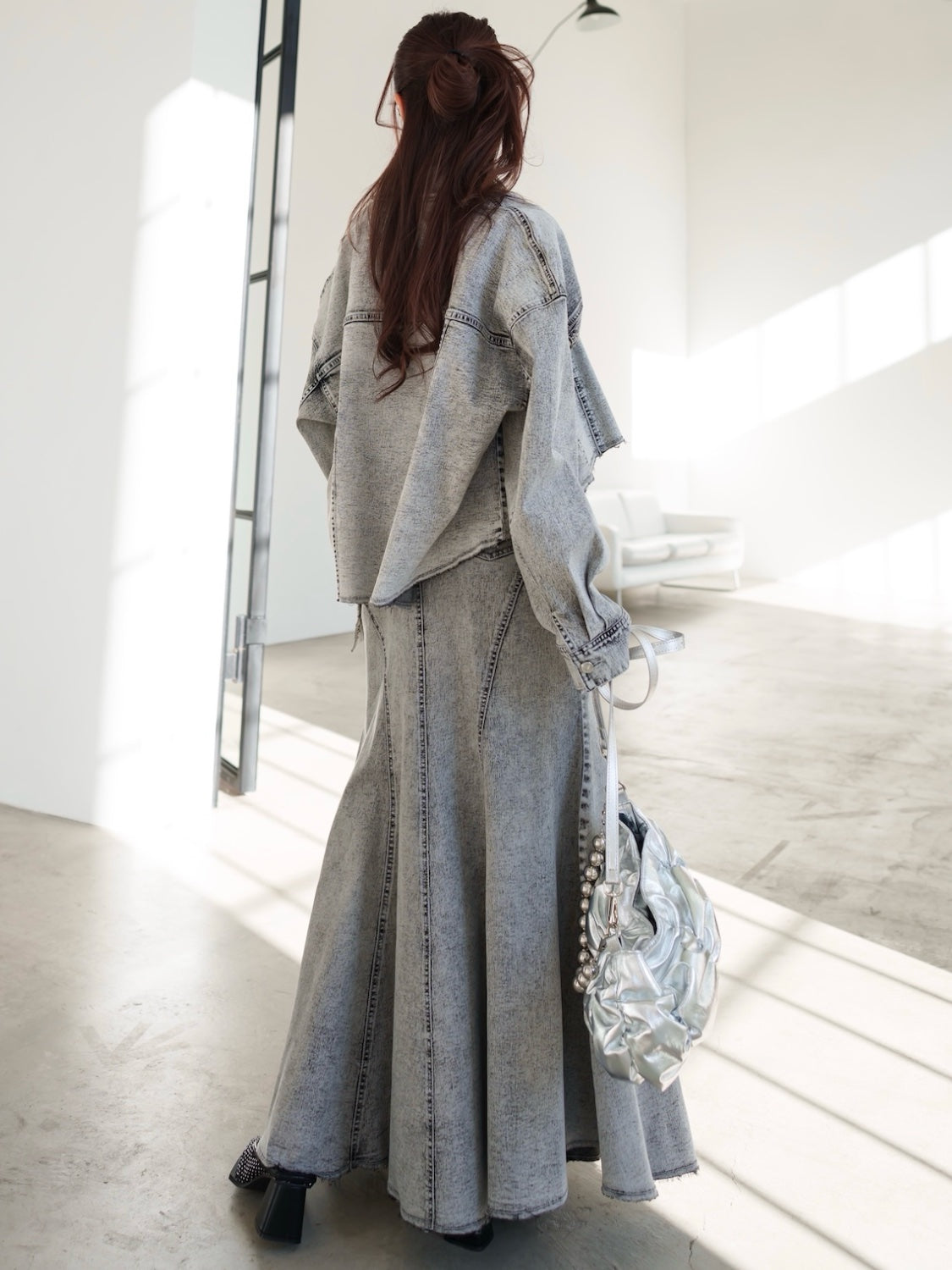マーメイド DENIM スカート