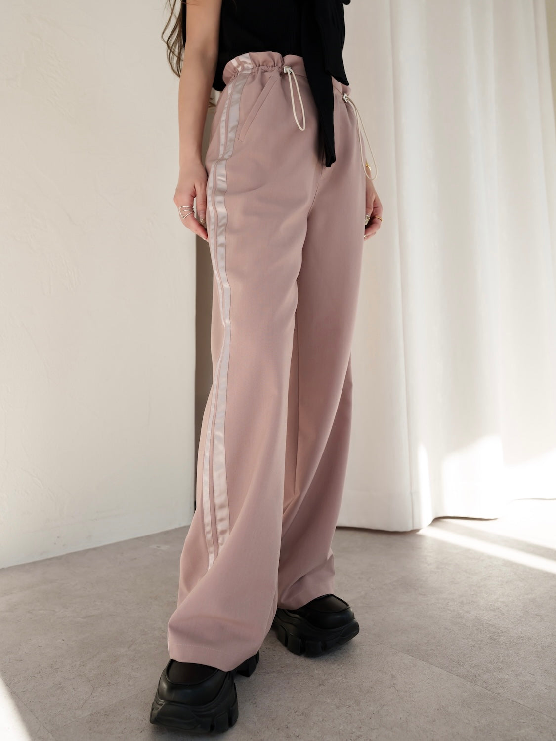 MODEL:159cm<br>COLOR:ピンク