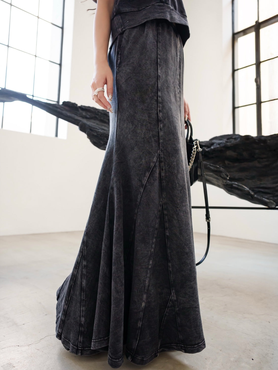 Pigment Sweat Mermaid Skirt Set-up