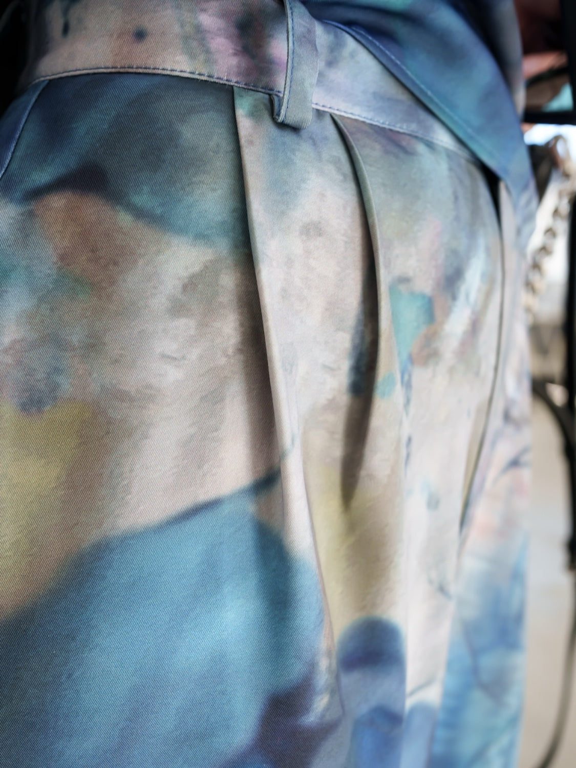 Aqua Flos Design Wide Pants