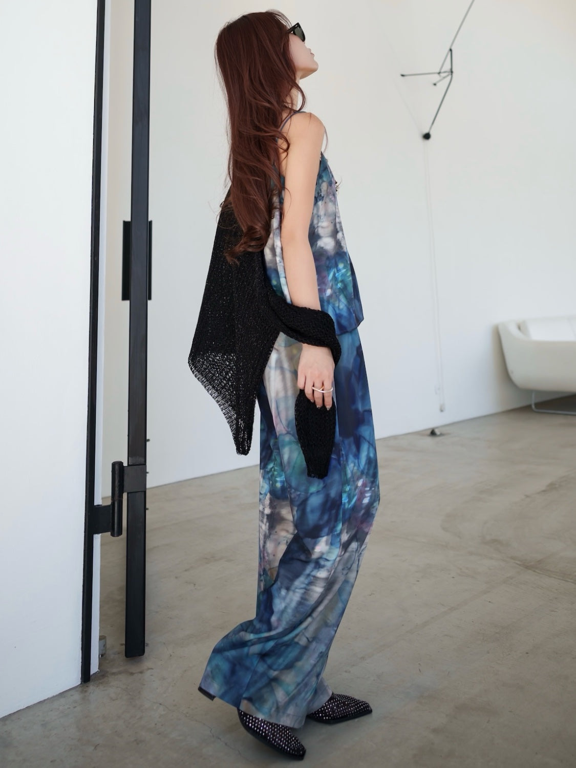Aqua Flos Design Wide Pants