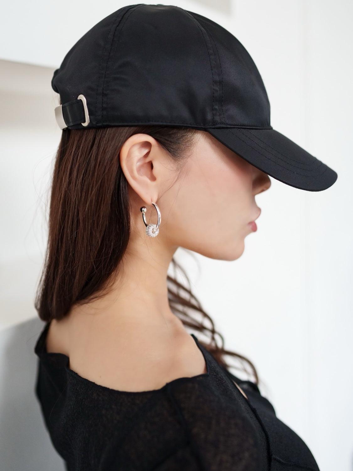 Twin Pavé Stone Ring and Earrings