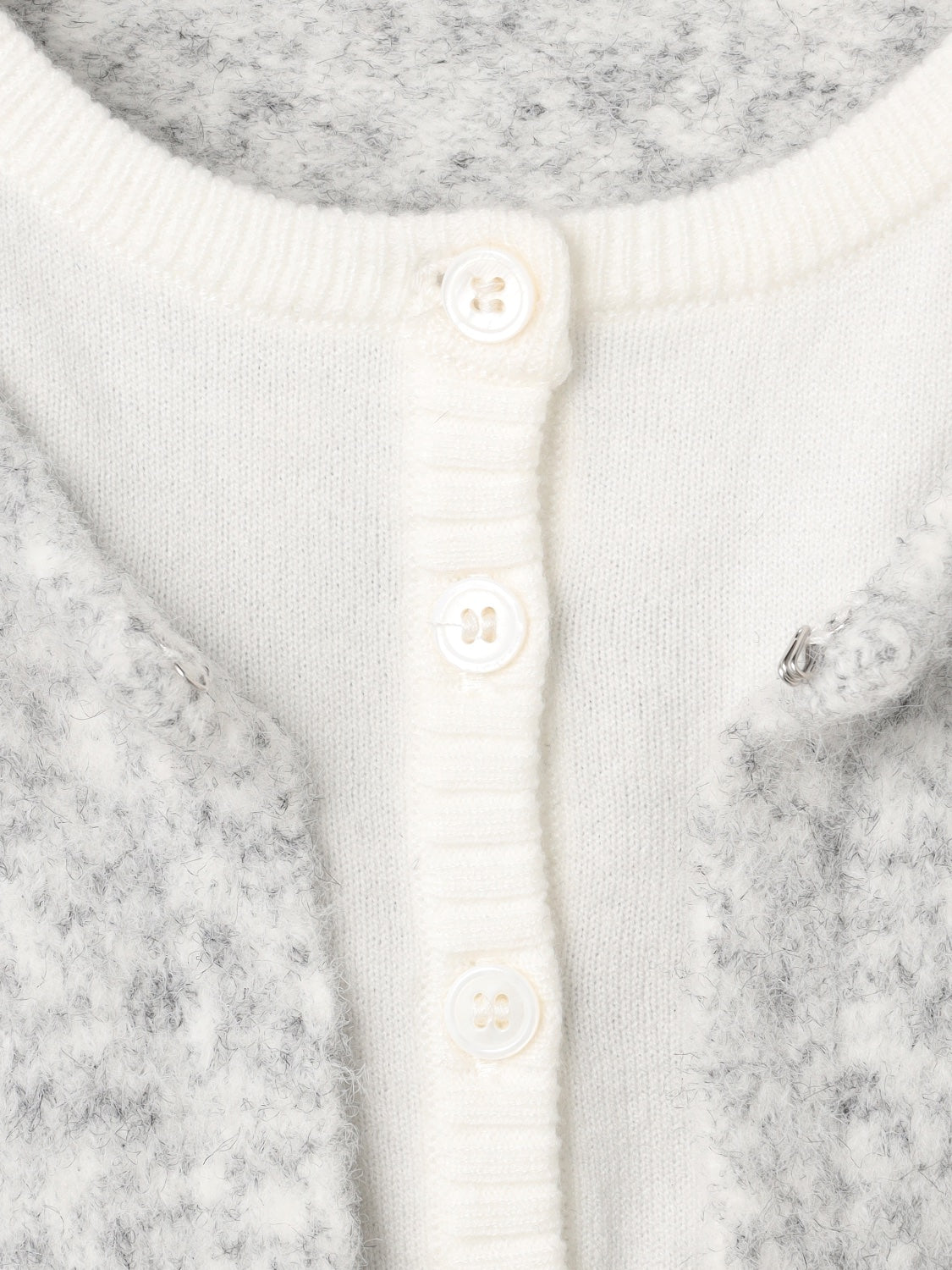 レイヤーライク Crew Neck KNIT カーディガン