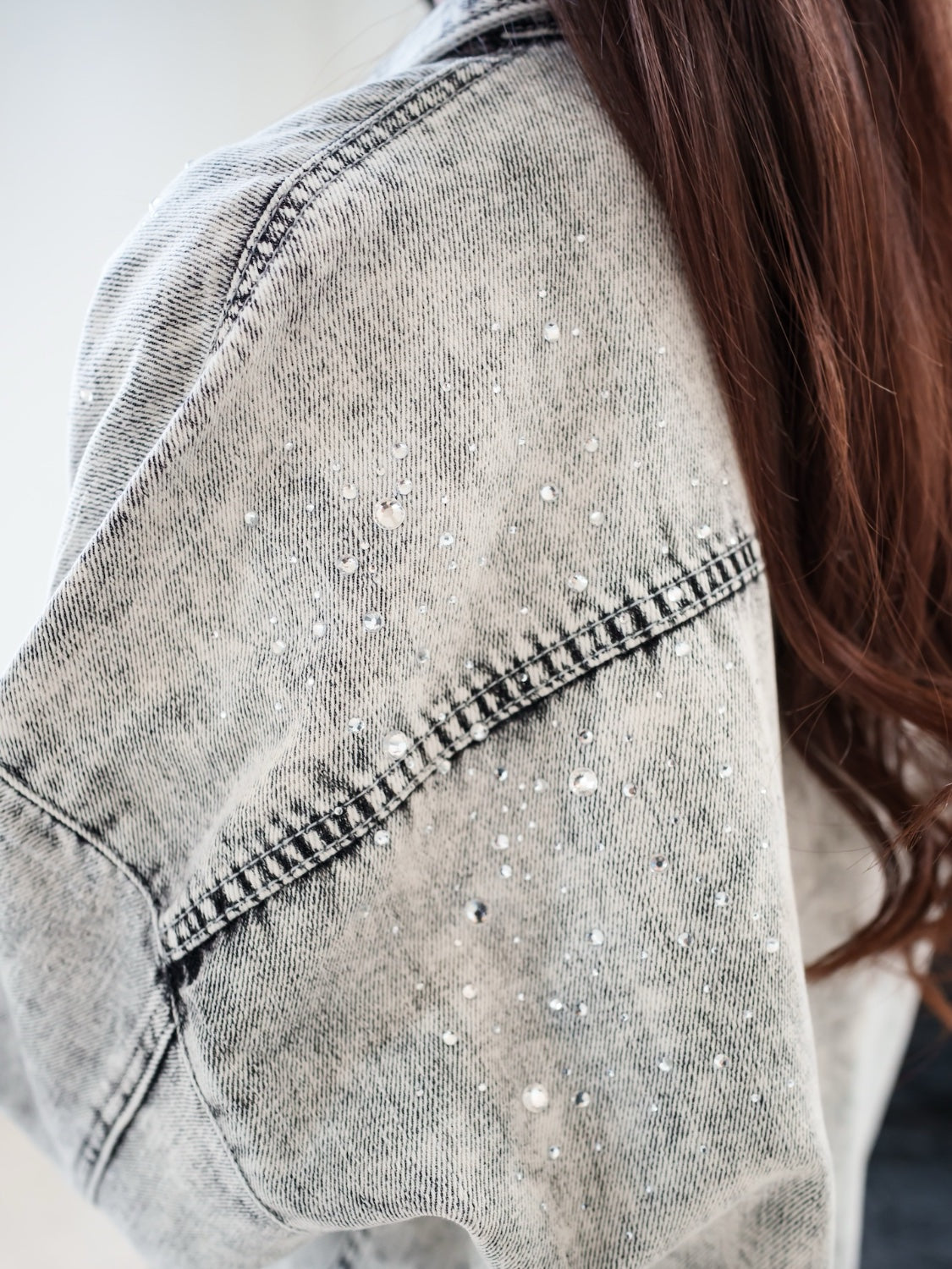 Gradient tone DENIM shirt