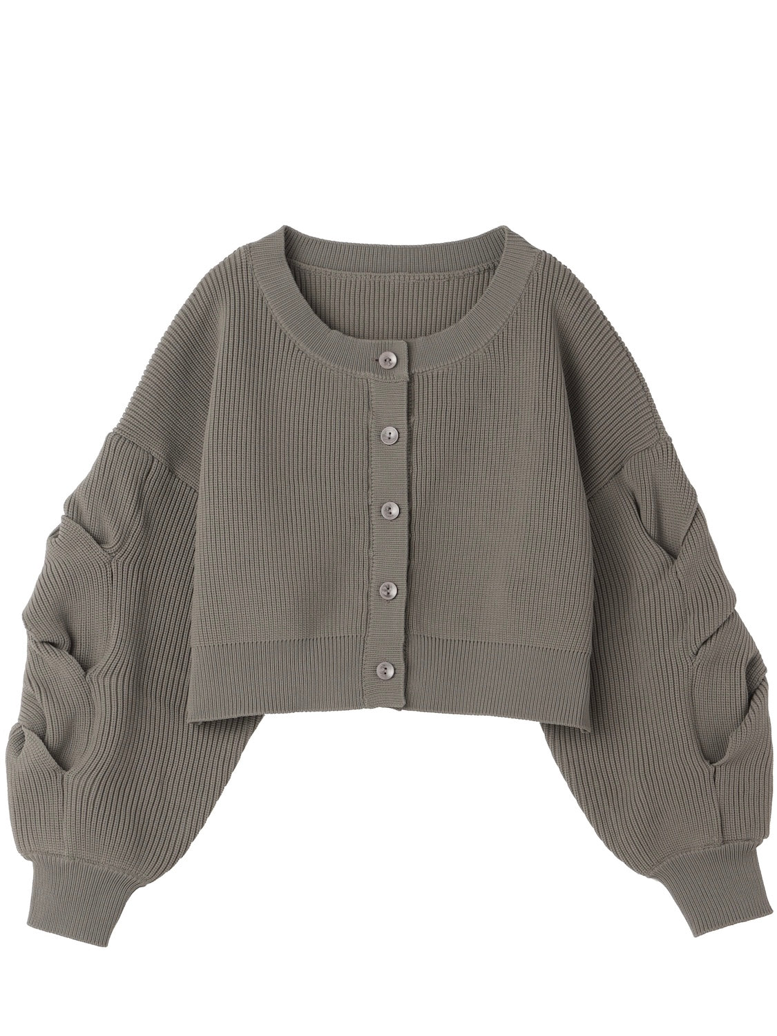 2way sleeve design cardigan