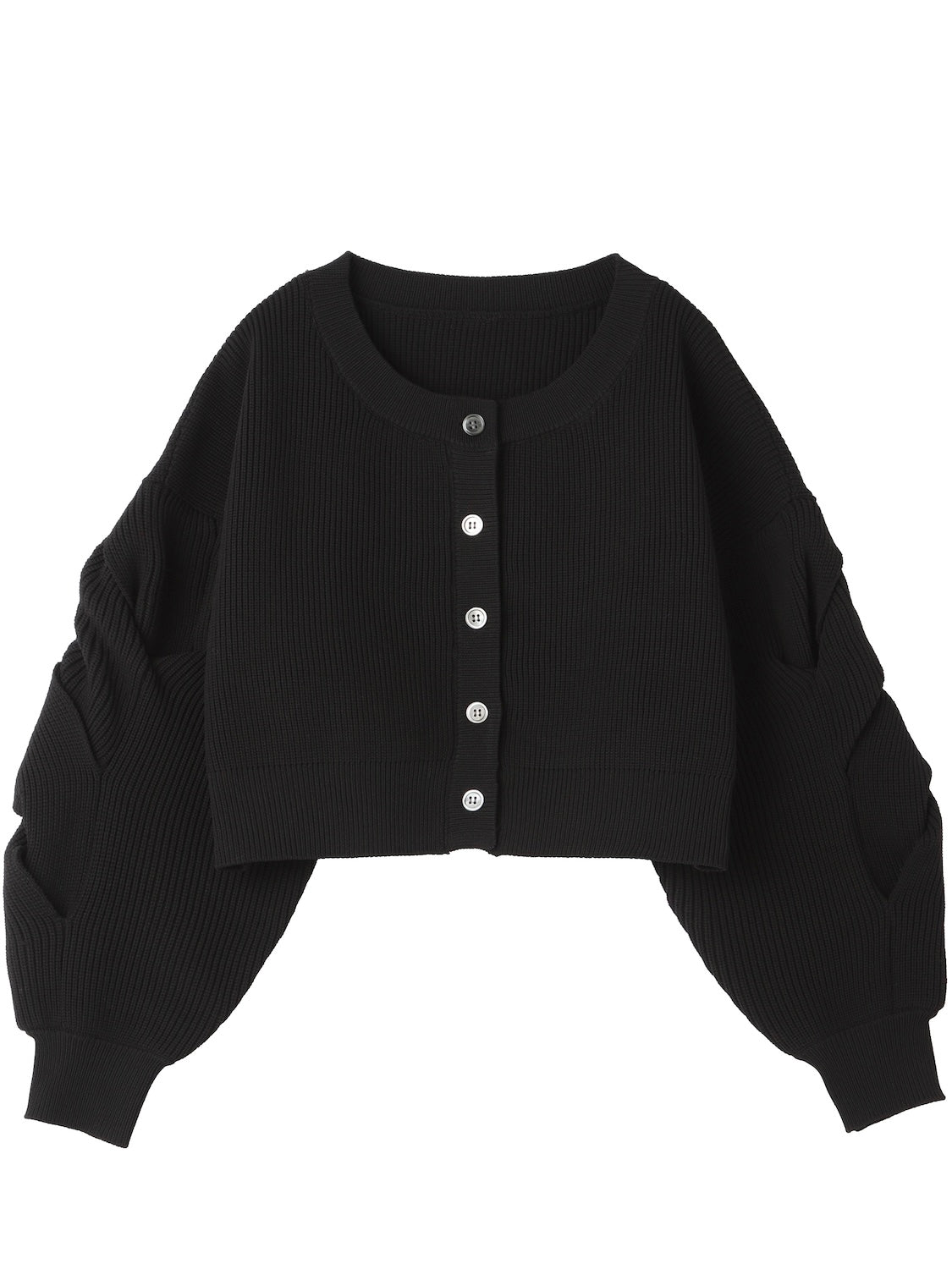 2way sleeve design cardigan
