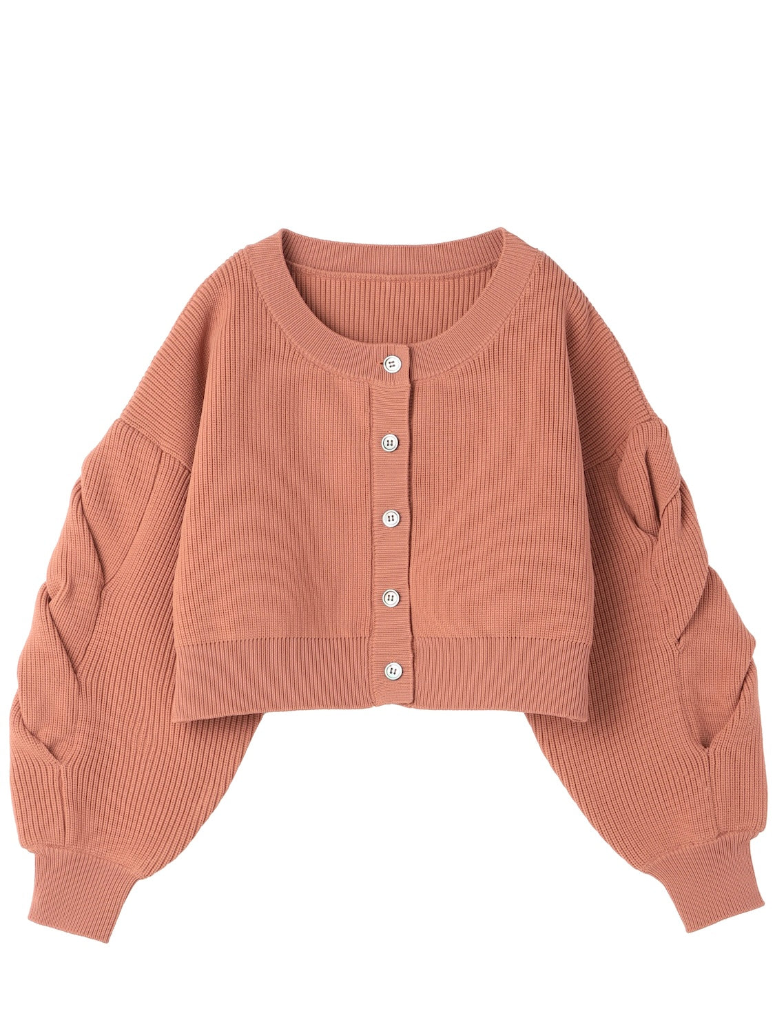 2way sleeve design cardigan