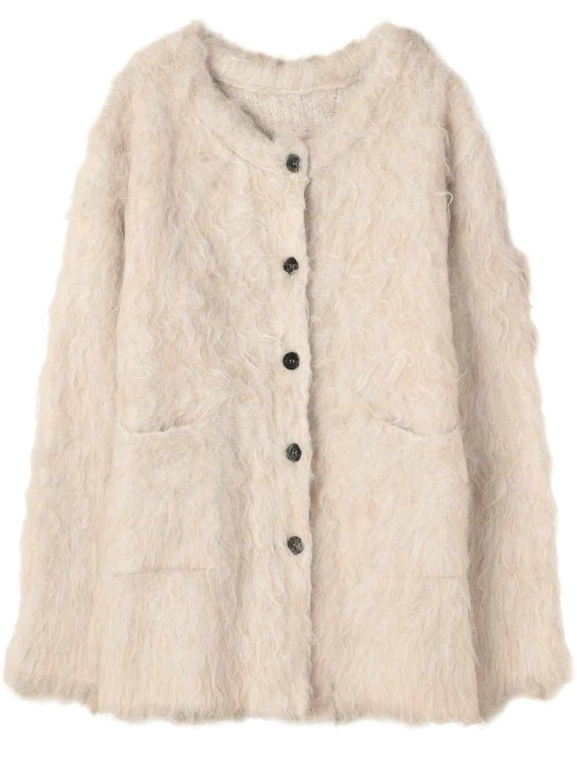 Wool Fur Cardigan