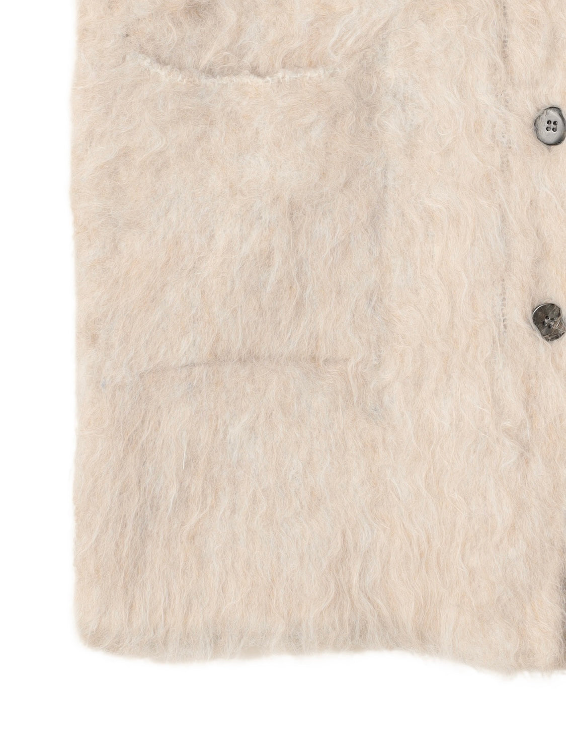 Wool Fur Cardigan