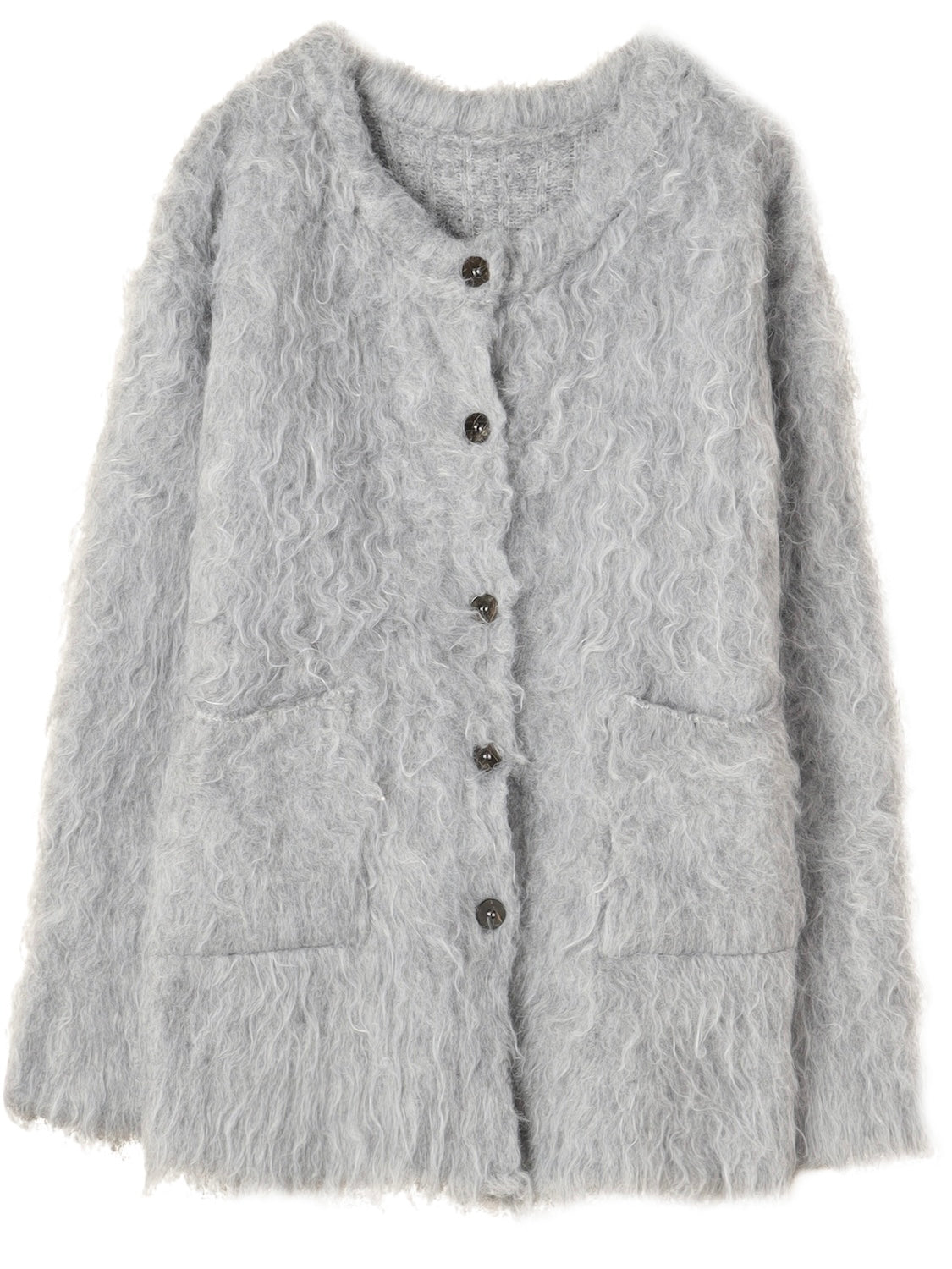Wool Fur Cardigan