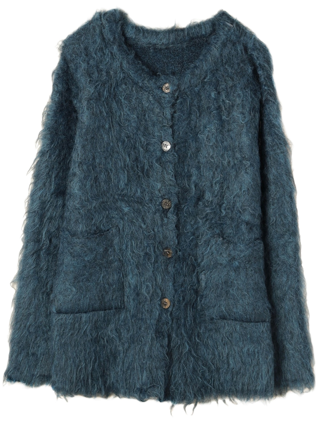Wool Fur Cardigan