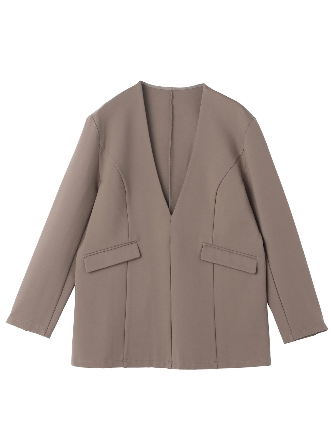 V-neck smooth set-up