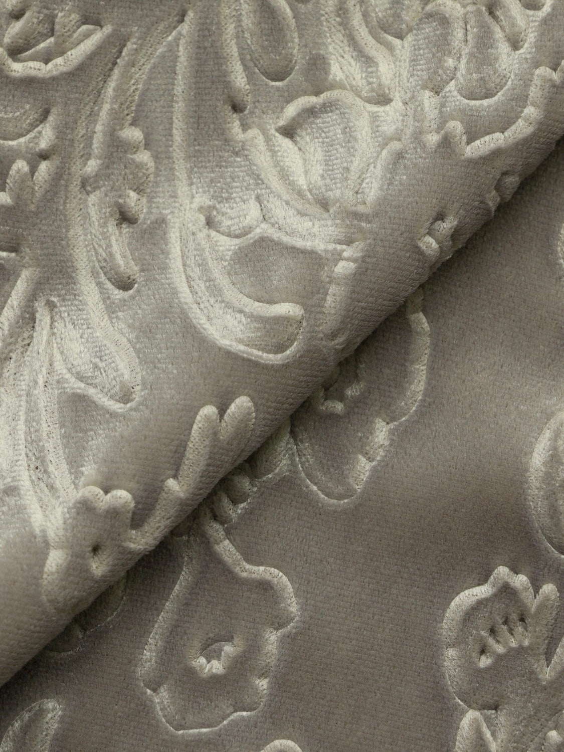 Botanical velour flare pants