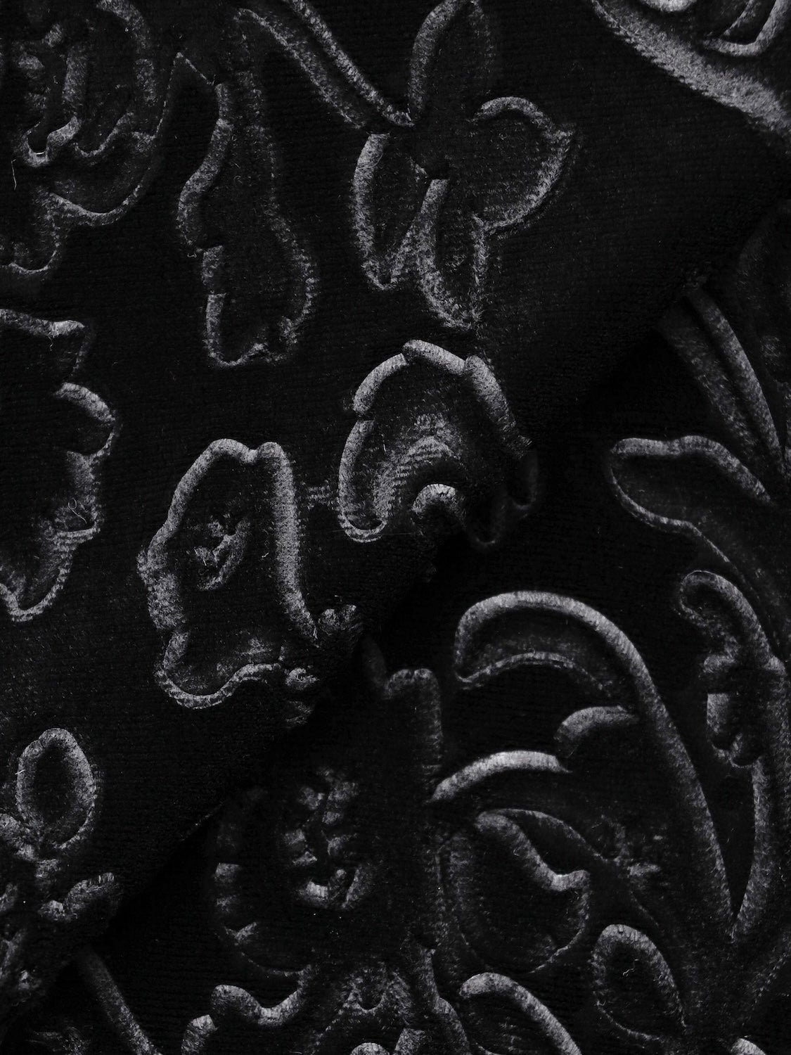 Botanical velour flare pants