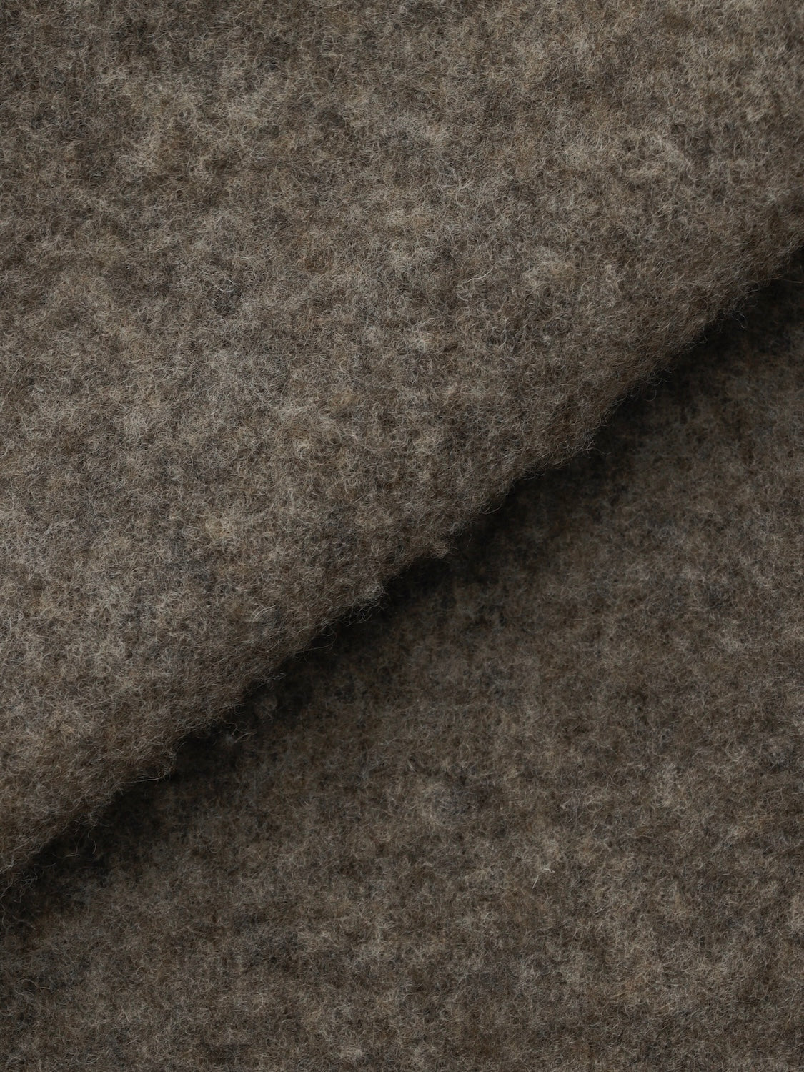 Wool knit semi-flared pants