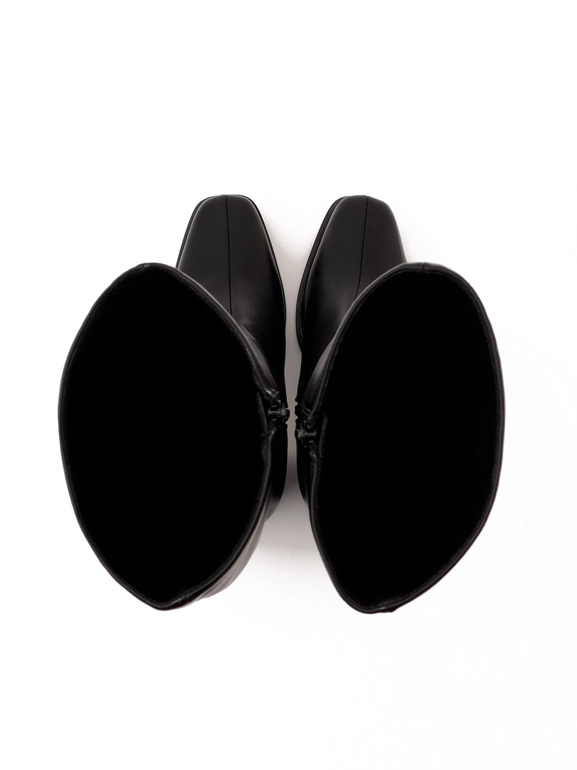 Eco Leather Double Piece Long Boots