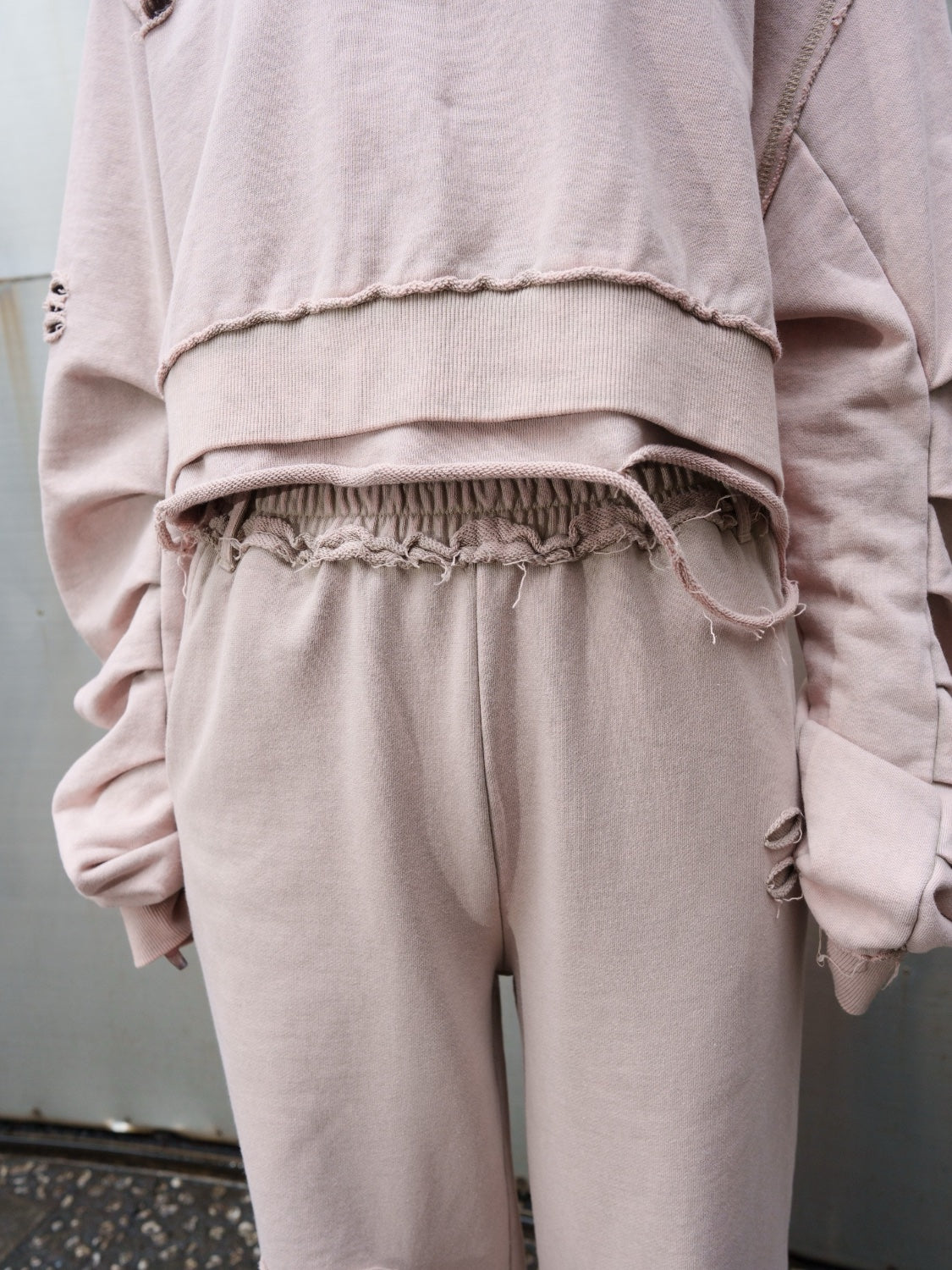 ピグメント Short ダメージ プルオーバー