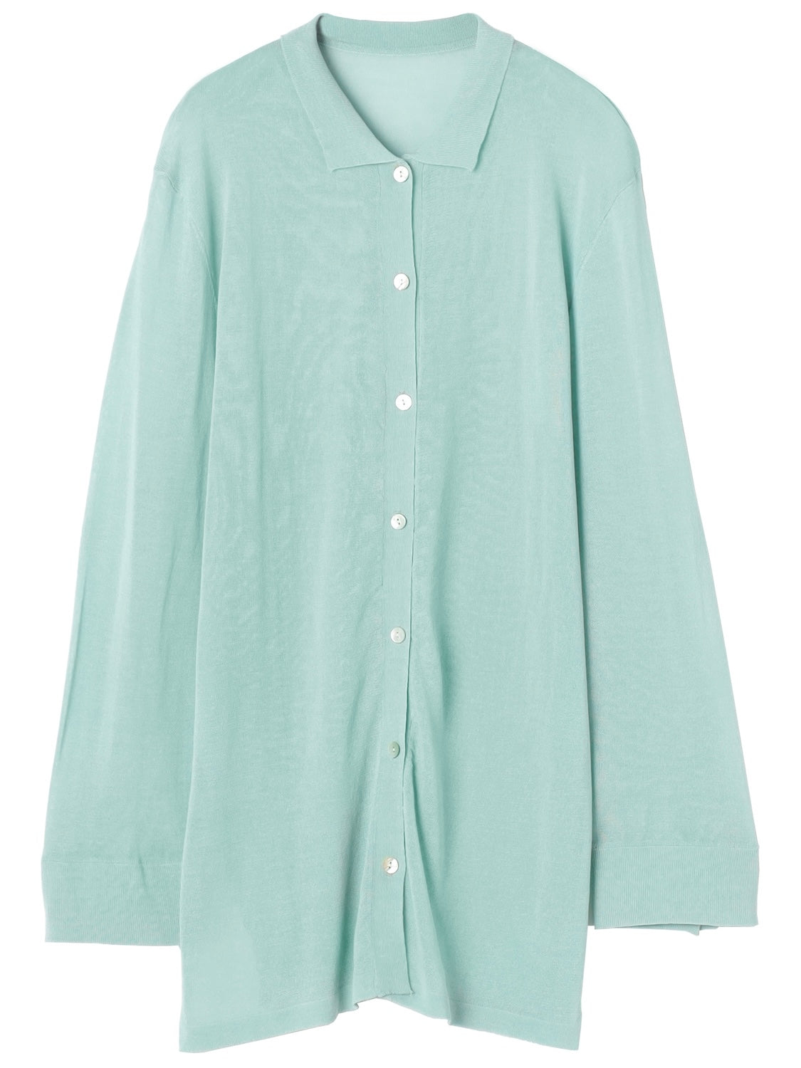 Rayon Summer Knit Sheer Shirt