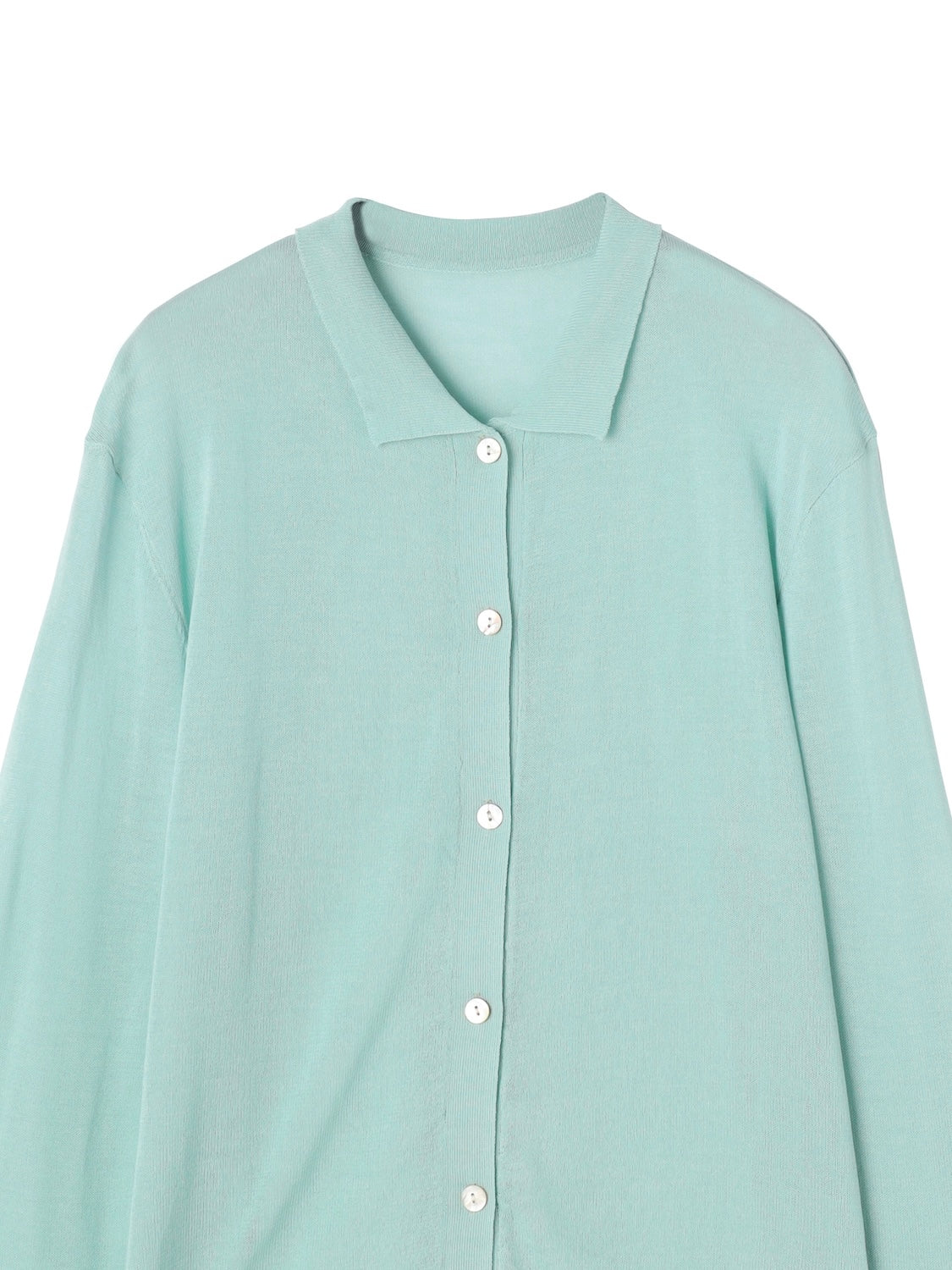 Rayon Summer Knit Sheer Shirt