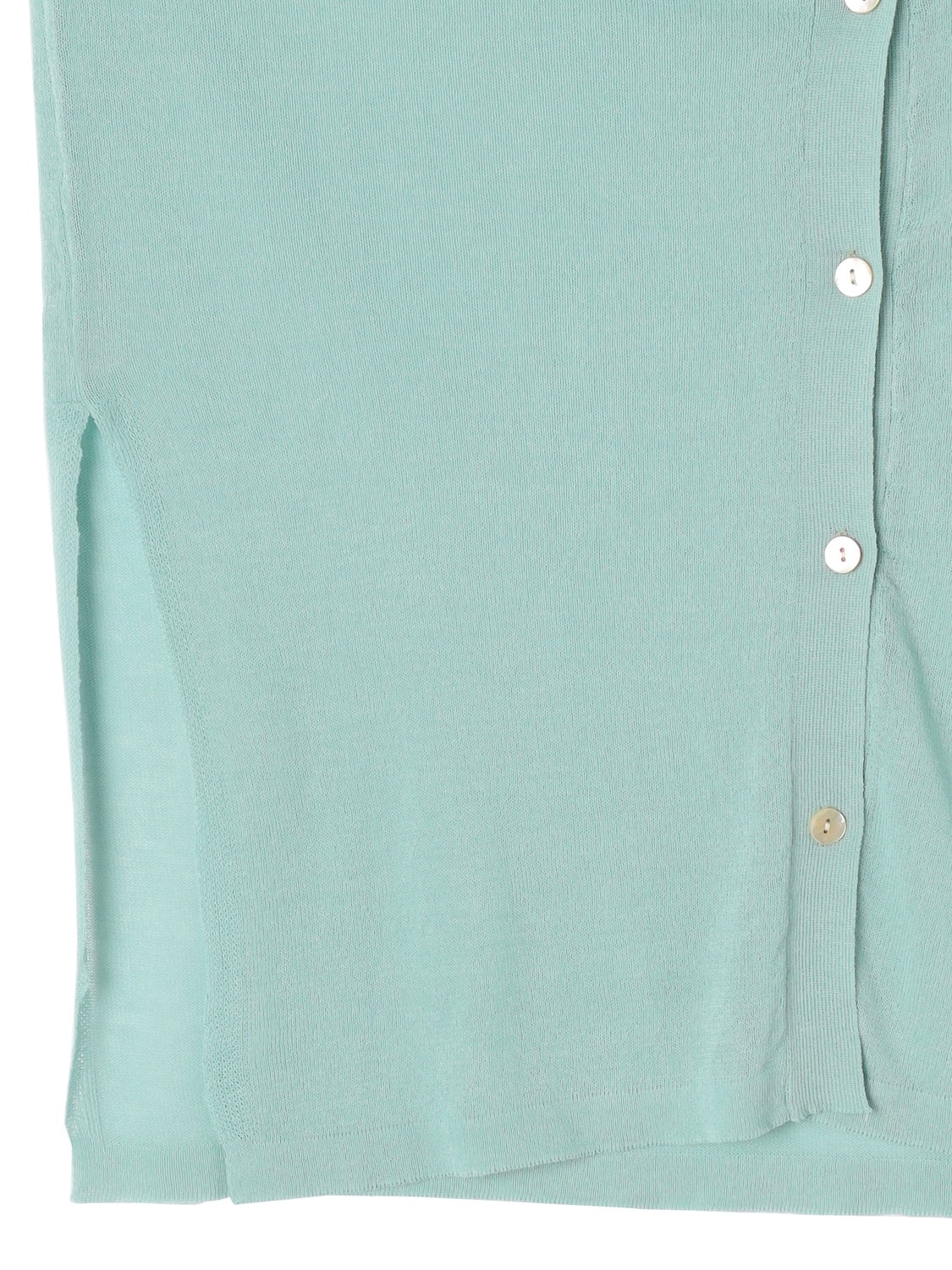 Rayon Summer Knit Sheer Shirt