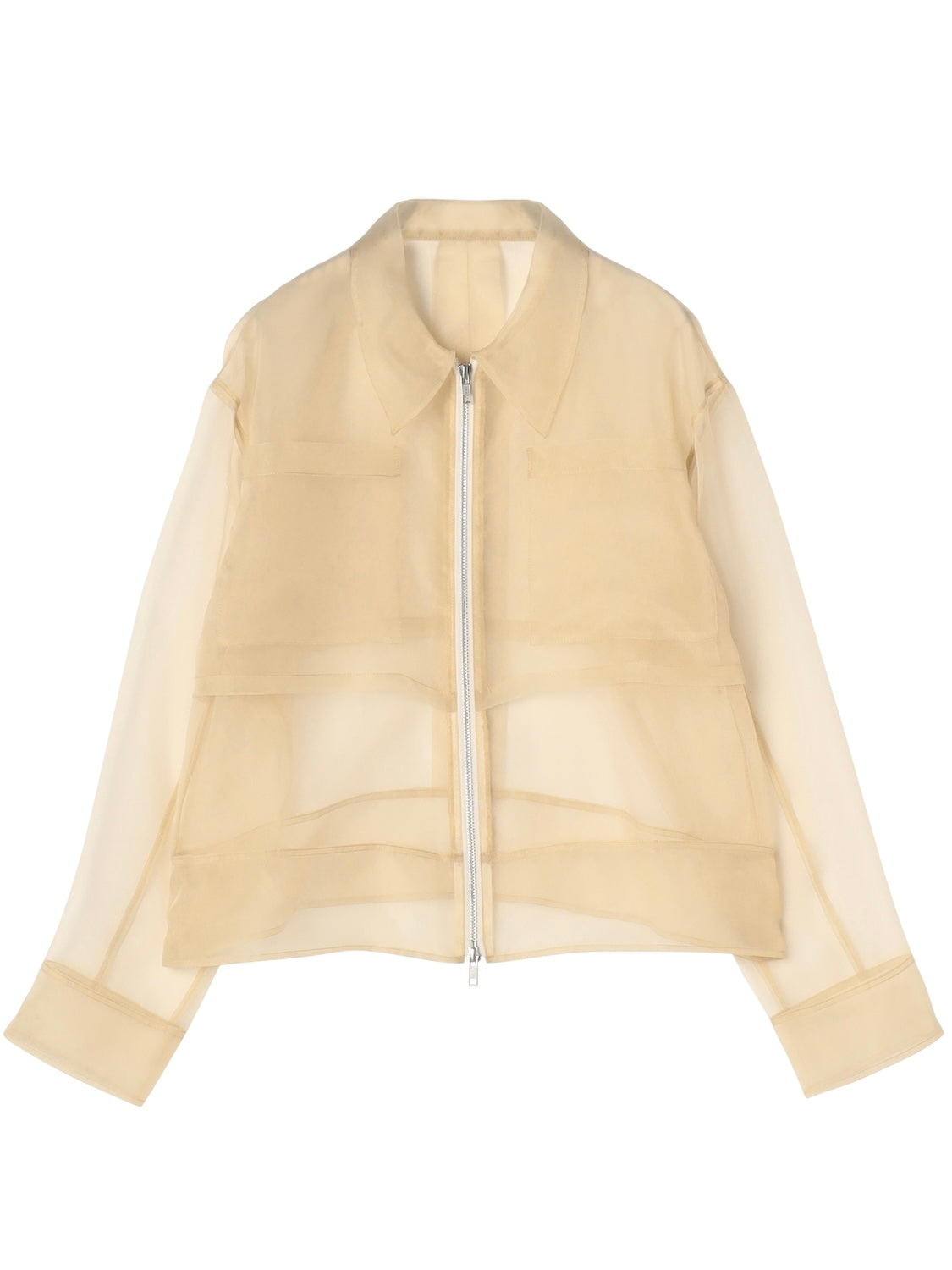 シアー ジップ Shirt