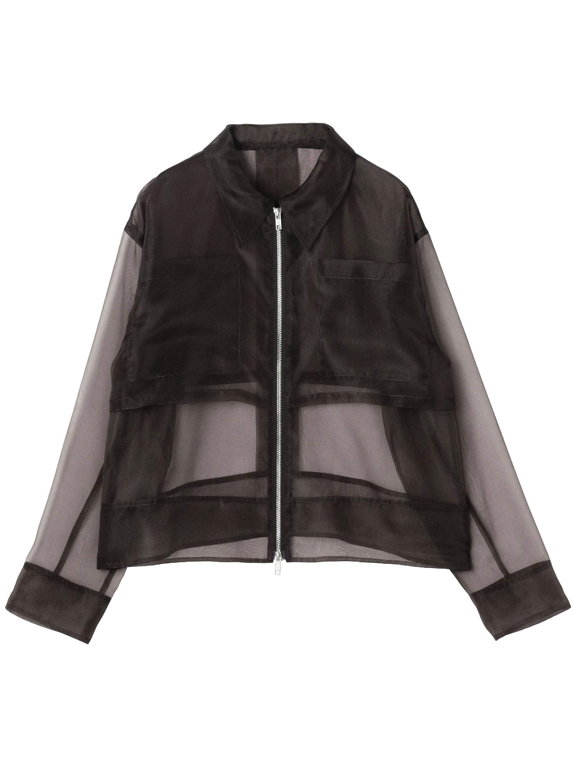 シアー ジップ Shirt