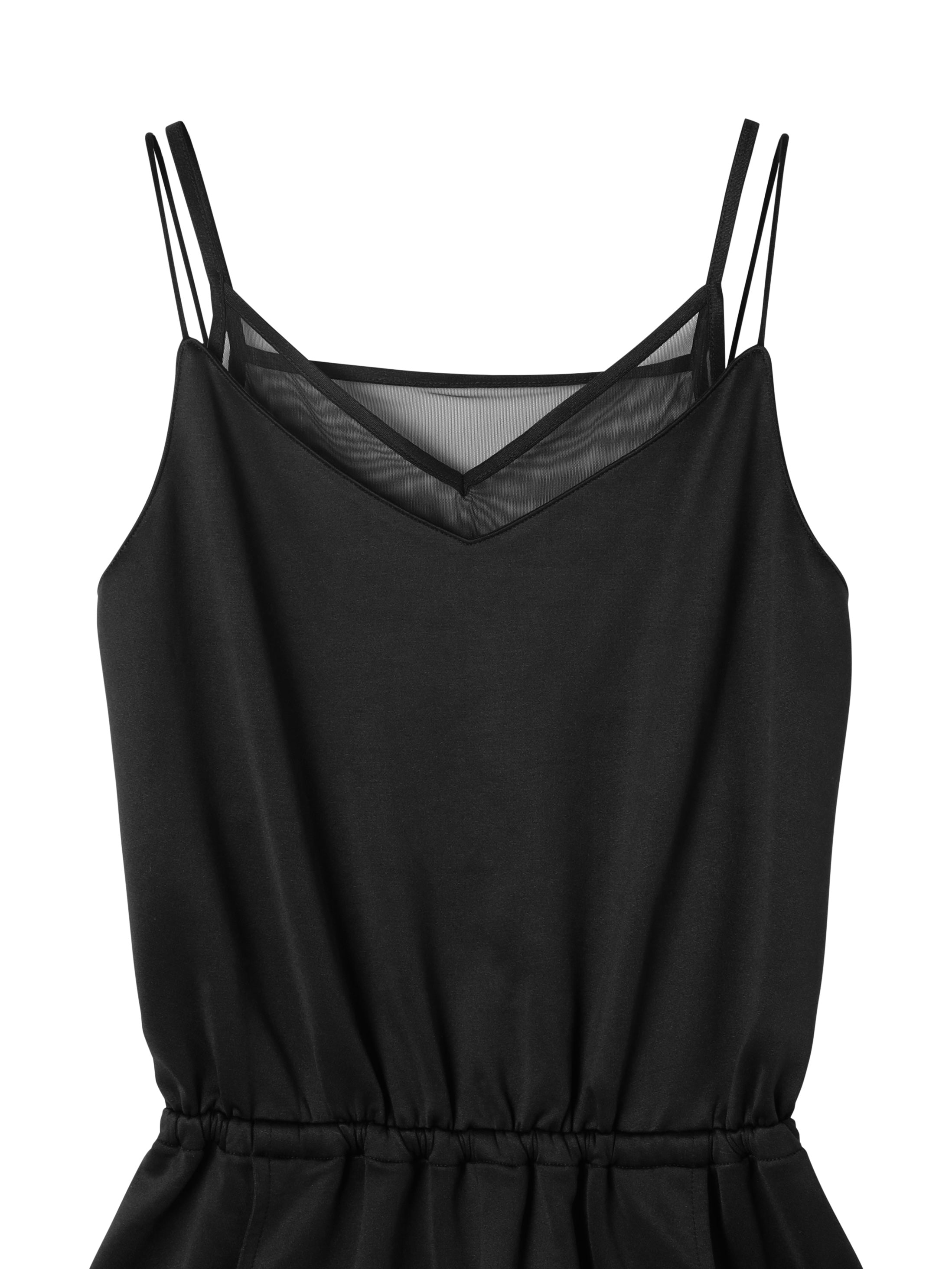 Layered Camisole All-in-One