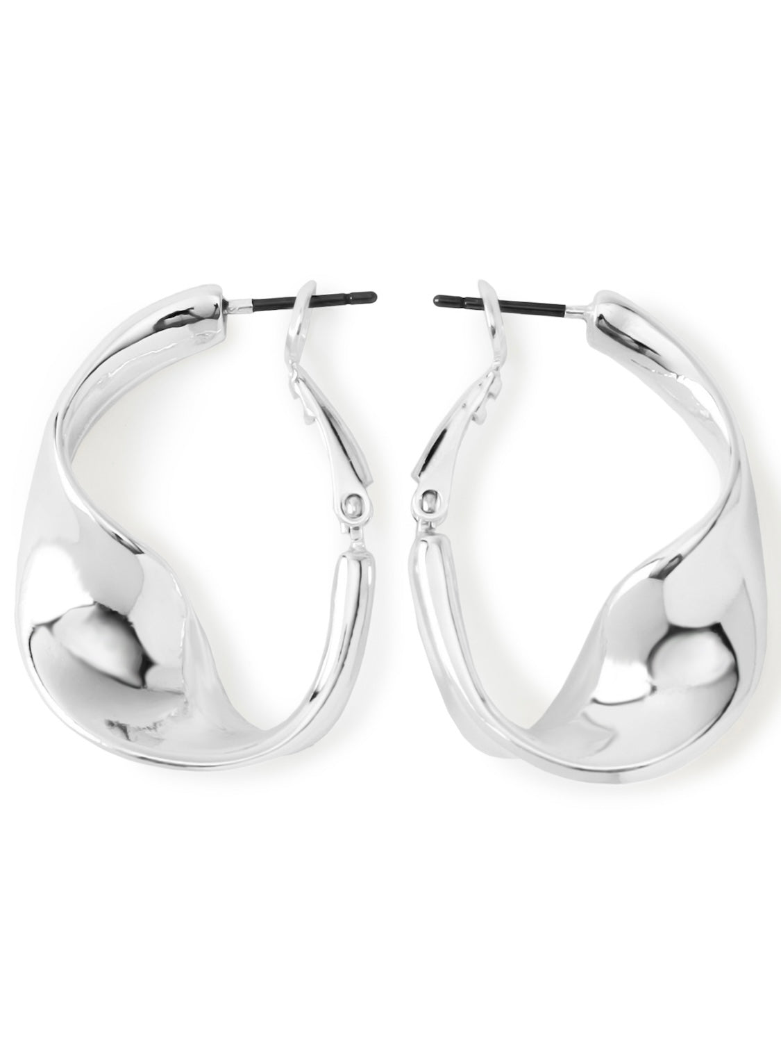 ウェーブ Hoop ピアス