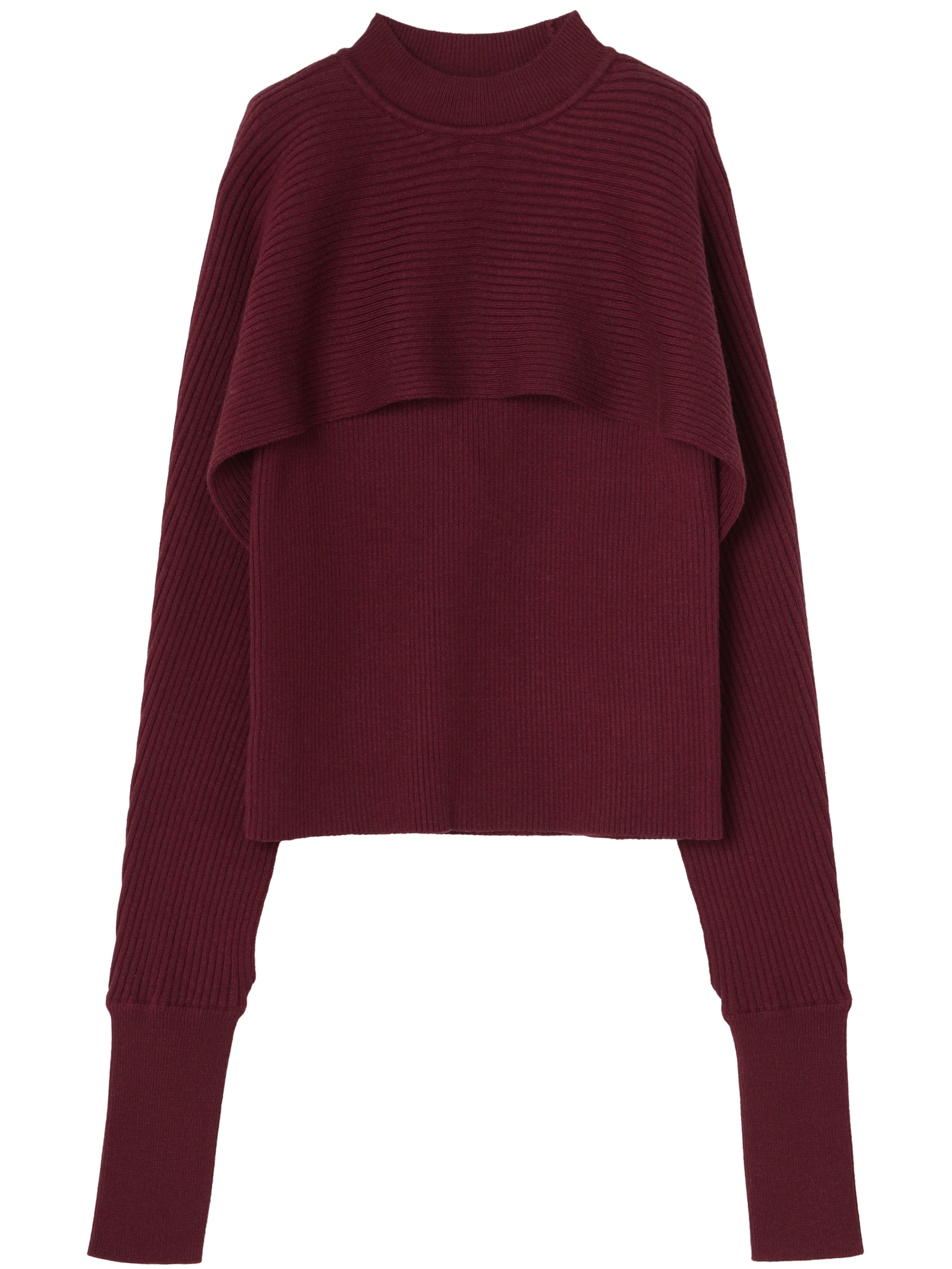 ケープ Docking ニット Tops