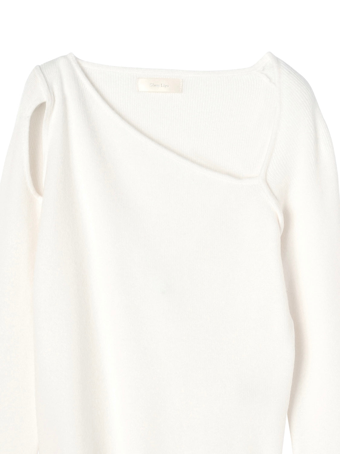 Asymmetrical Long-sleeve Knit