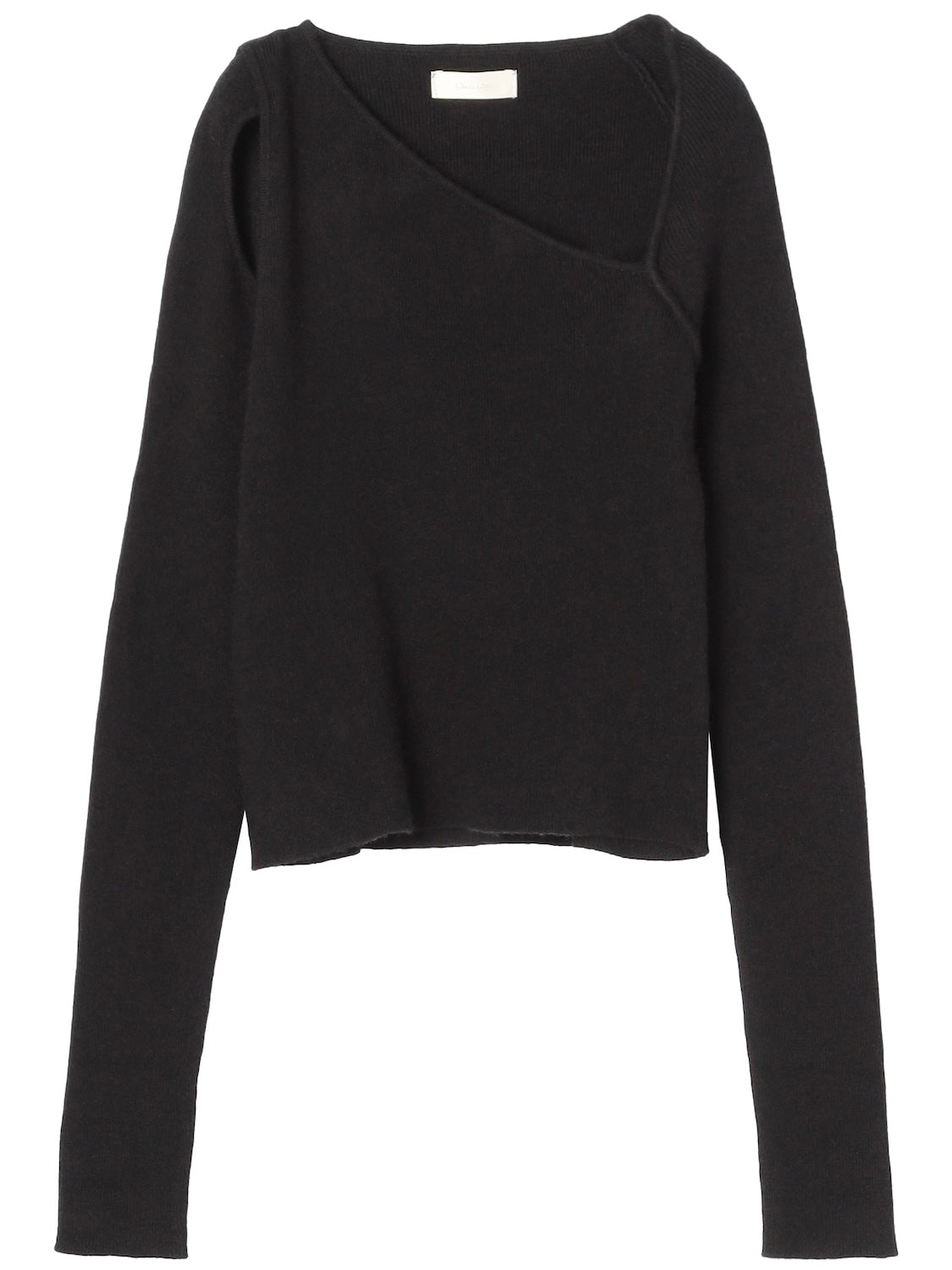 Asymmetrical Long-sleeve Knit