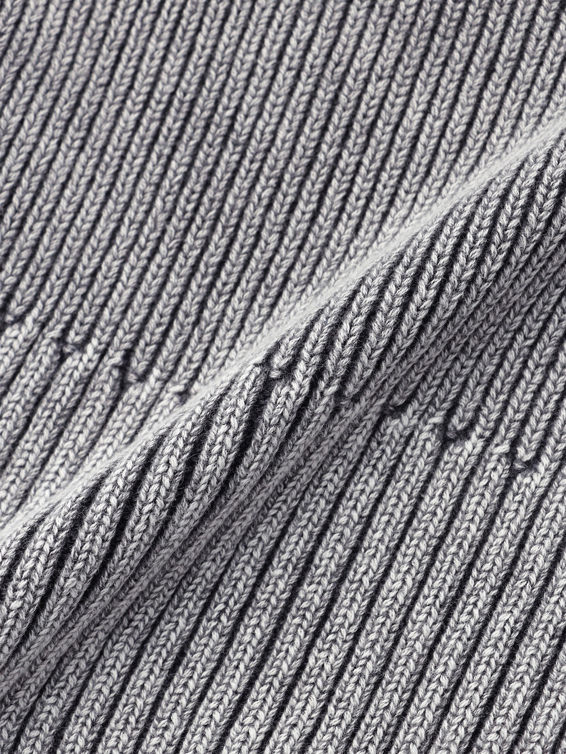 OFF-SHOULDER PIGMENT RIB KNIT SET