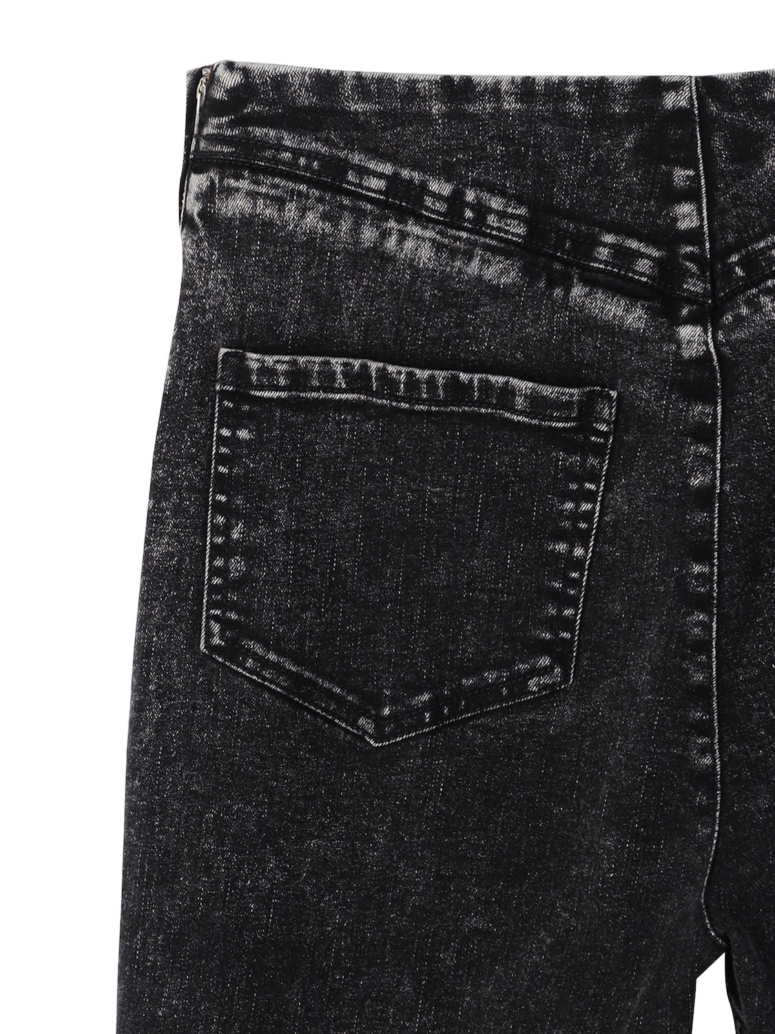 Multi-seam Stretch Flared Denim