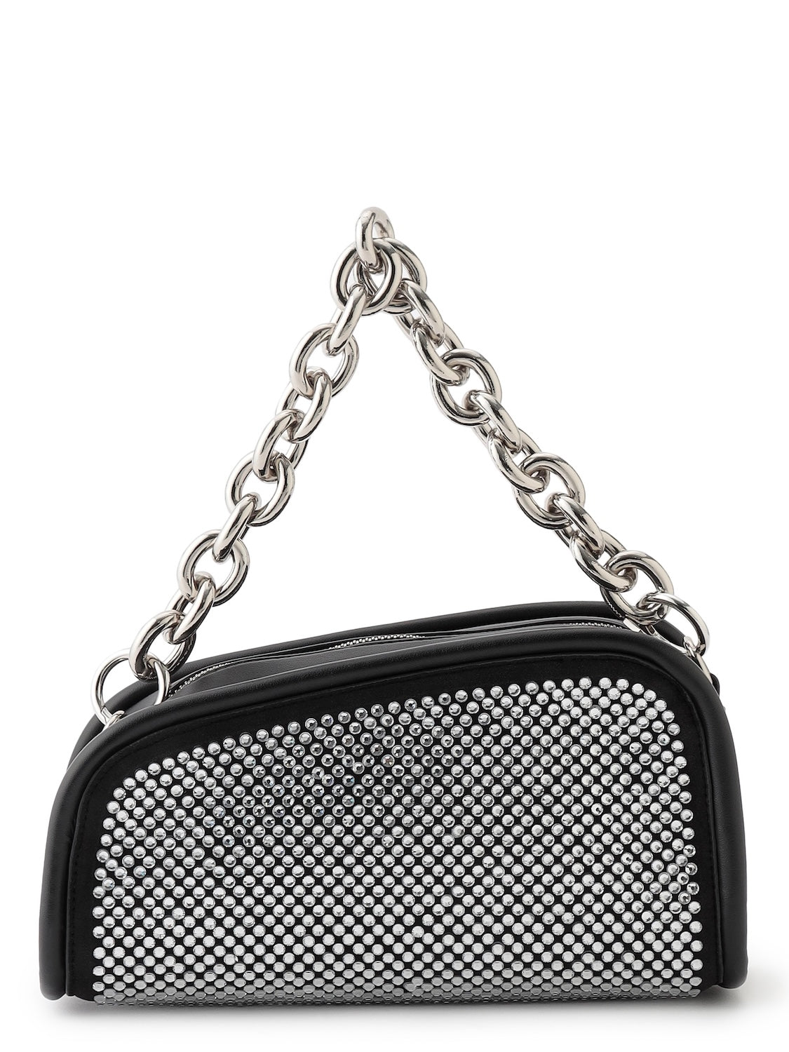 Stone Chain Asymmetric Bag