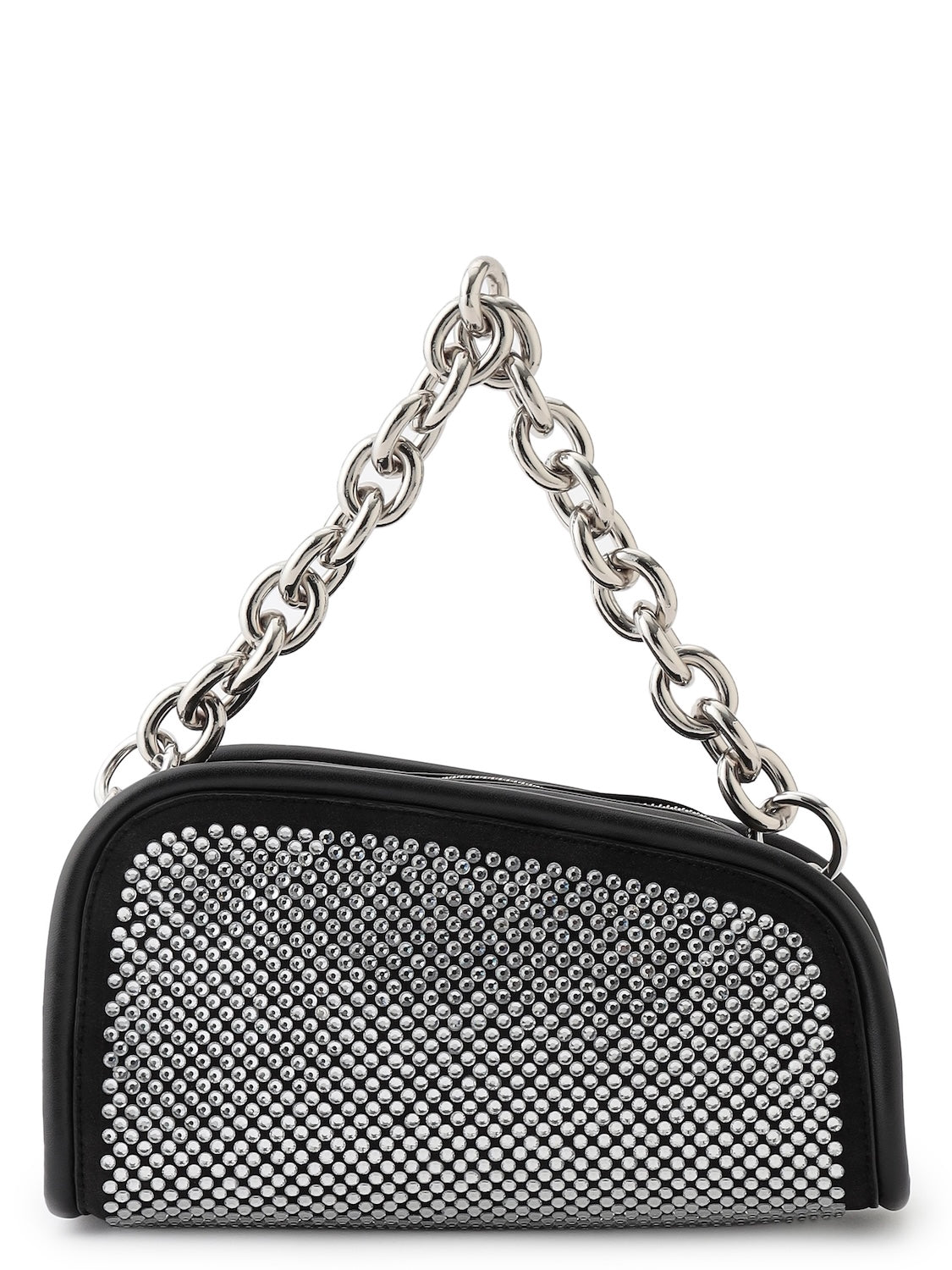 Stone Chain Asymmetric Bag