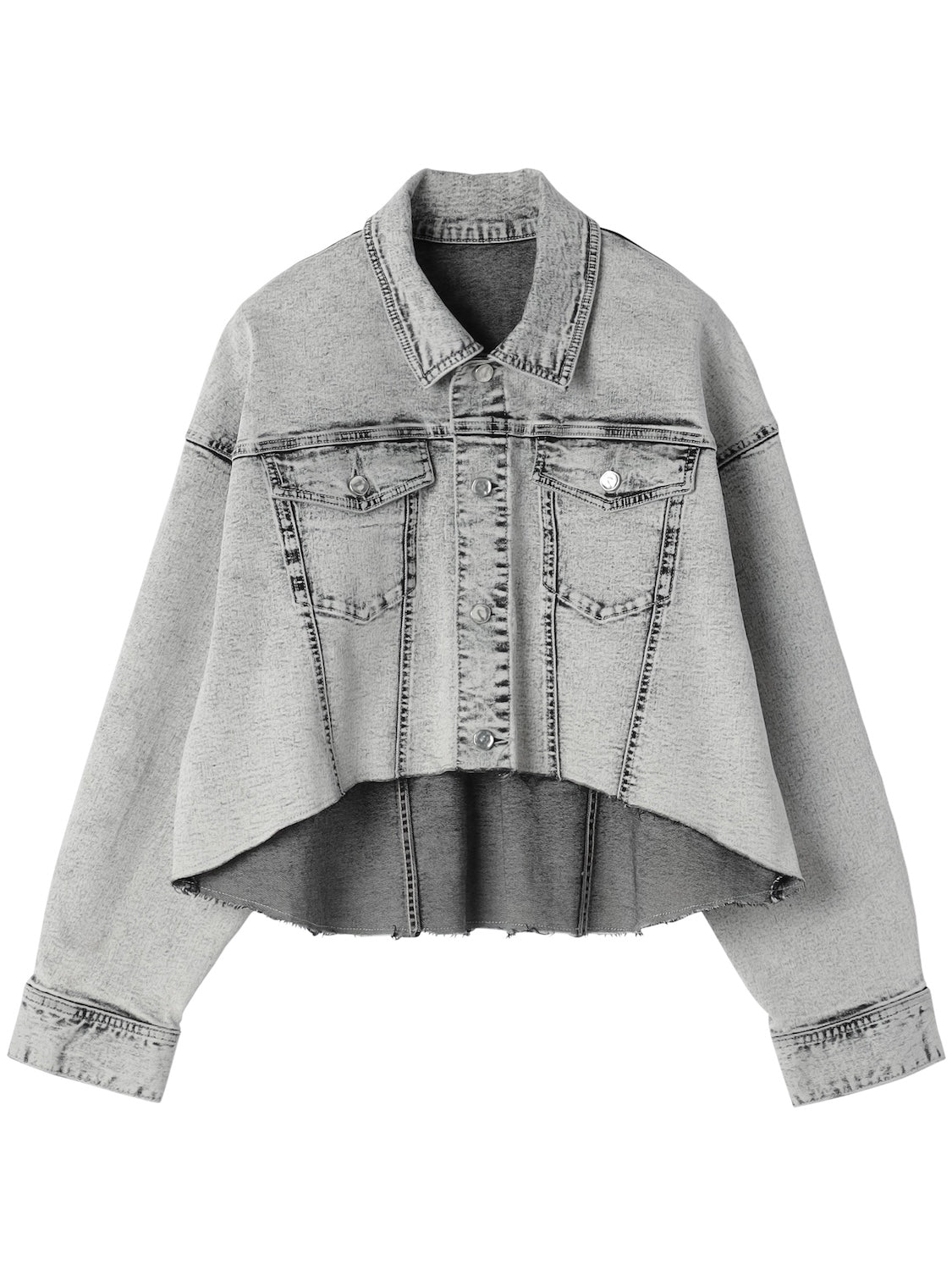 Asymmetrical DENIM jacket