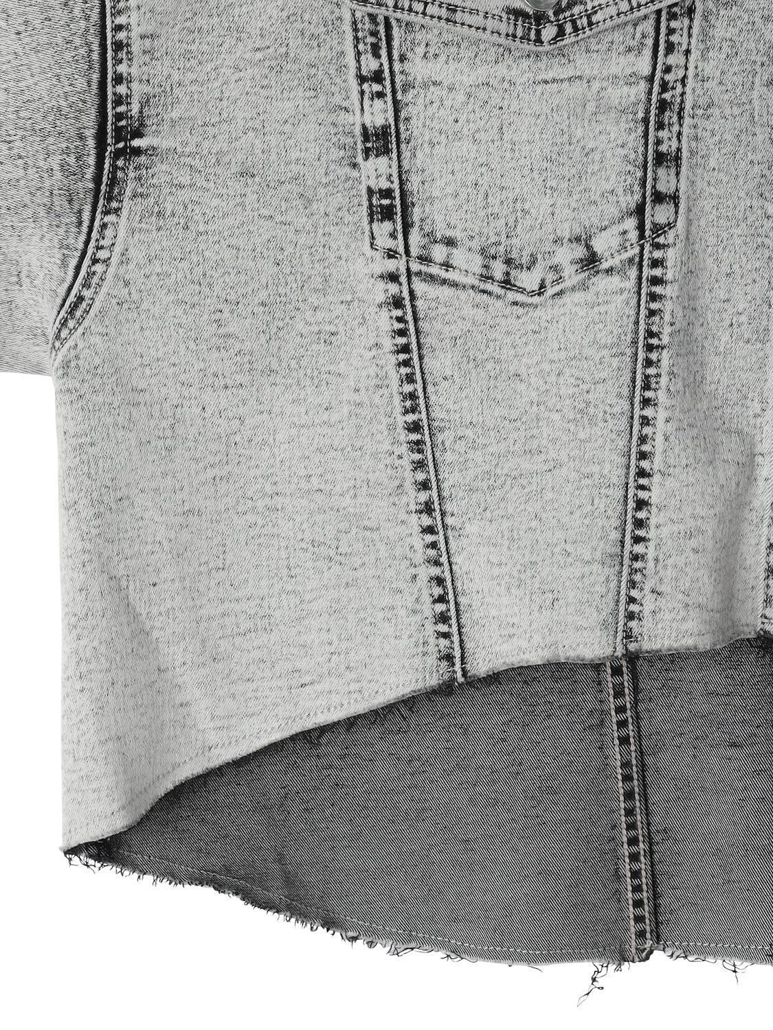 Asymmetrical DENIM jacket
