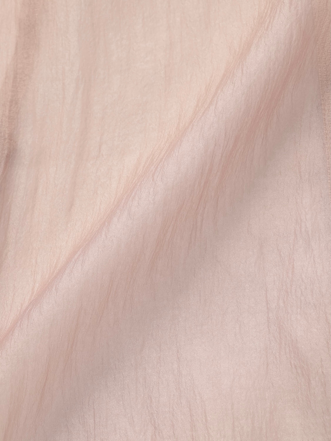 Drawstring & Zip Sheer Blouson
