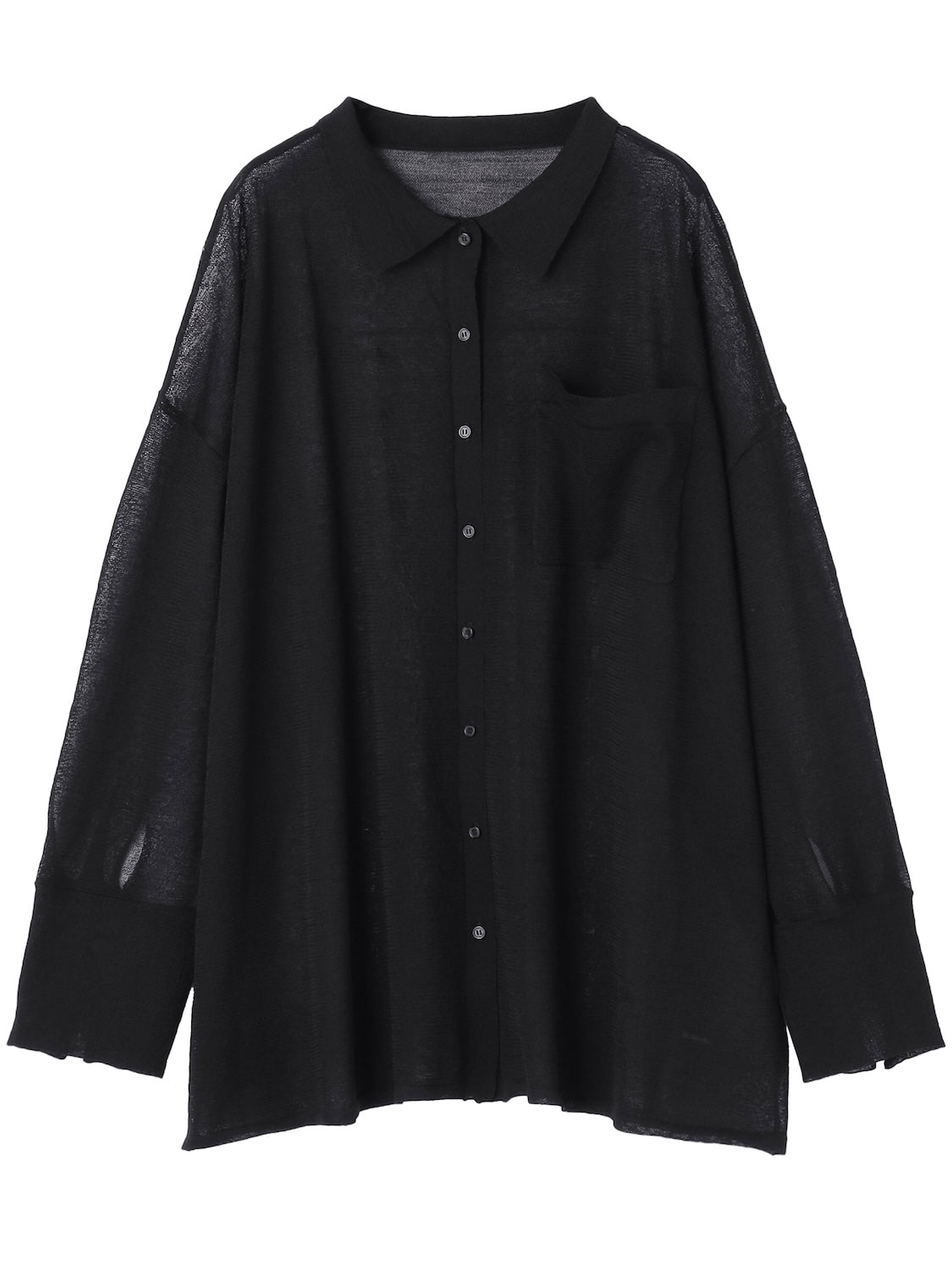 Summer KNIT sheer blouse