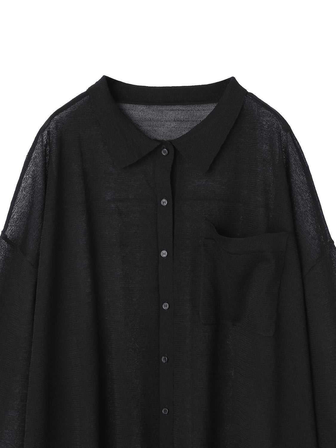 Summer KNIT sheer blouse