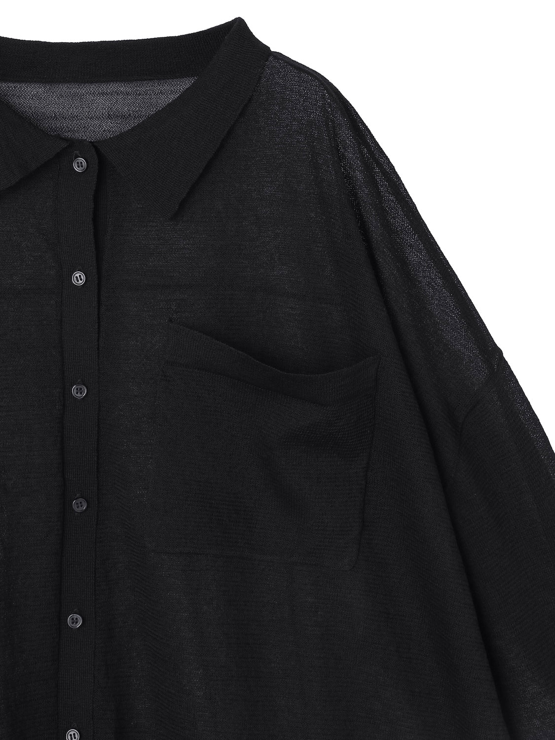 Summer KNIT sheer blouse