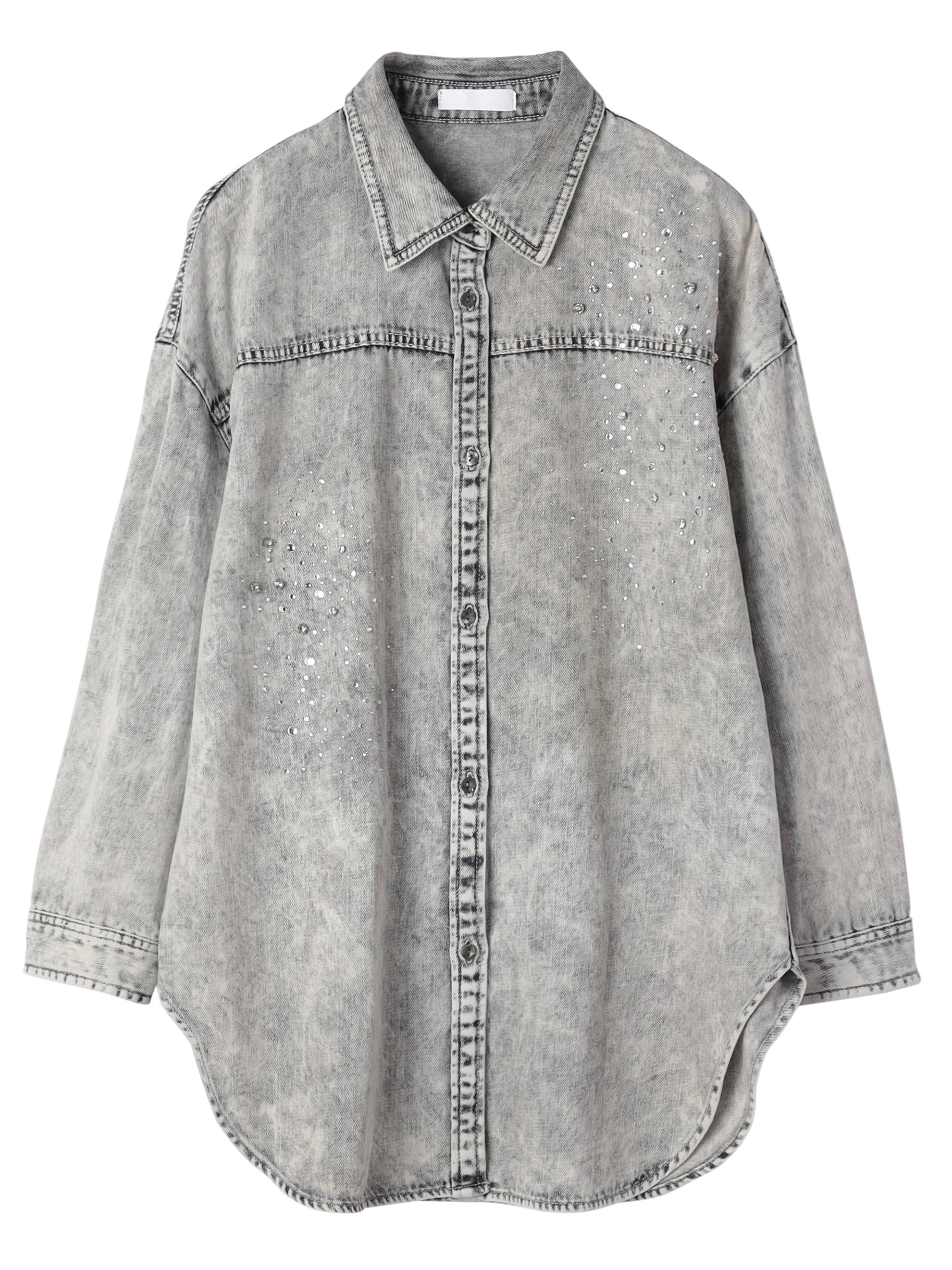 Gradient tone DENIM shirt